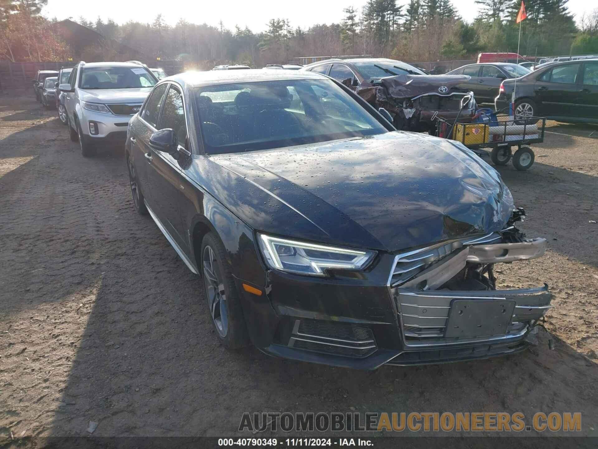 WAUENAF44JA039707 AUDI A4 2018