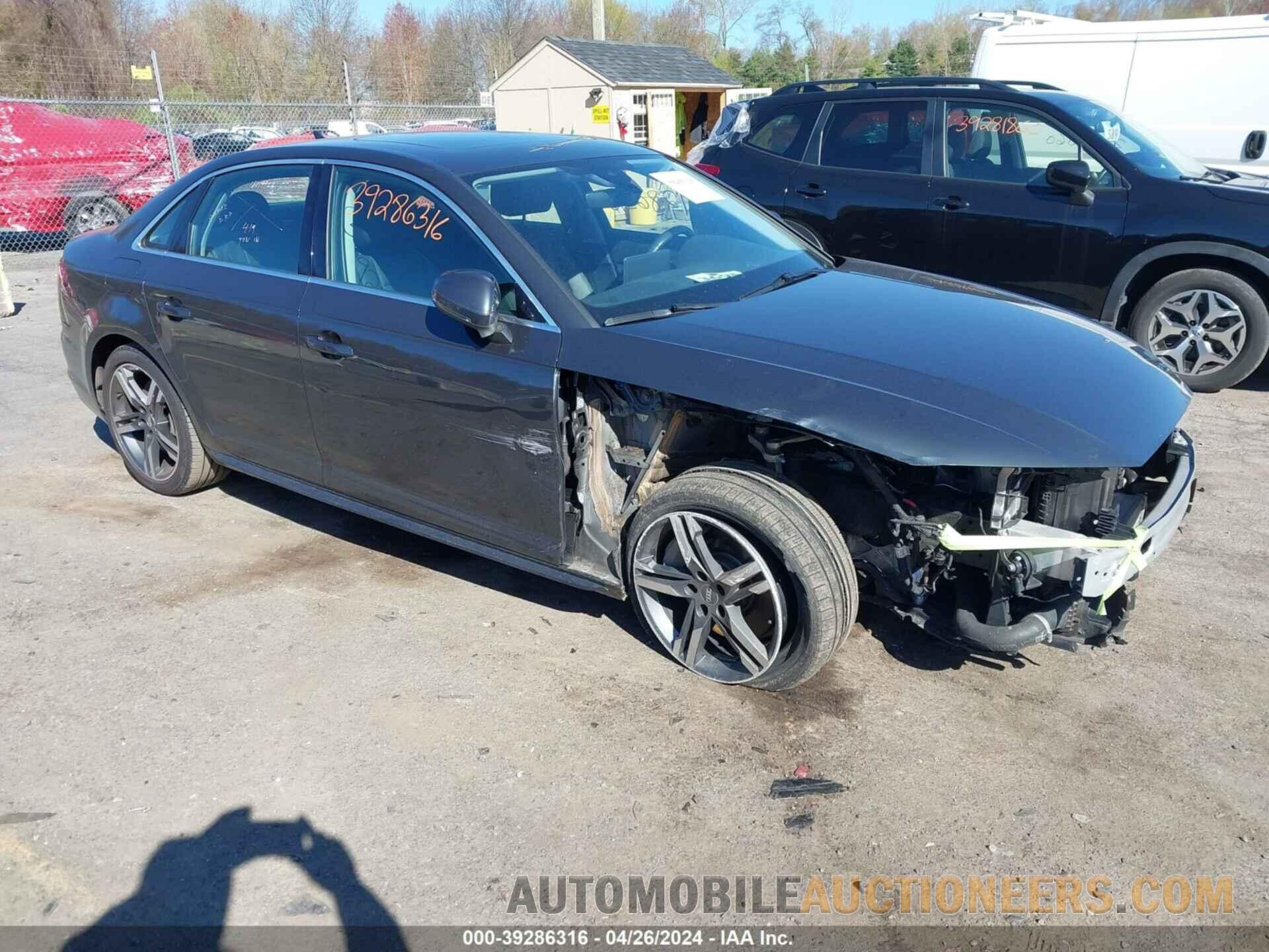 WAUENAF44JA071458 AUDI A4 2018