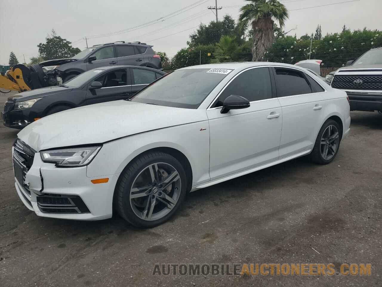 WAUENAF44JA104247 AUDI A4 2018