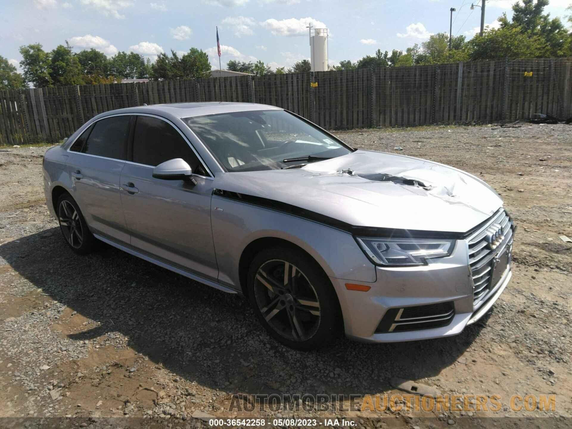 WAUENAF44JA110677 AUDI A4 2018