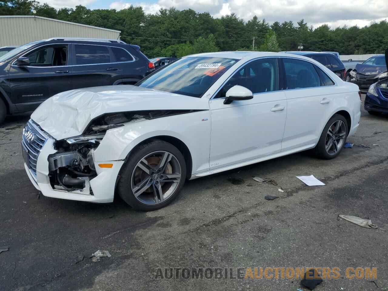 WAUENAF44JA124367 AUDI A4 2018