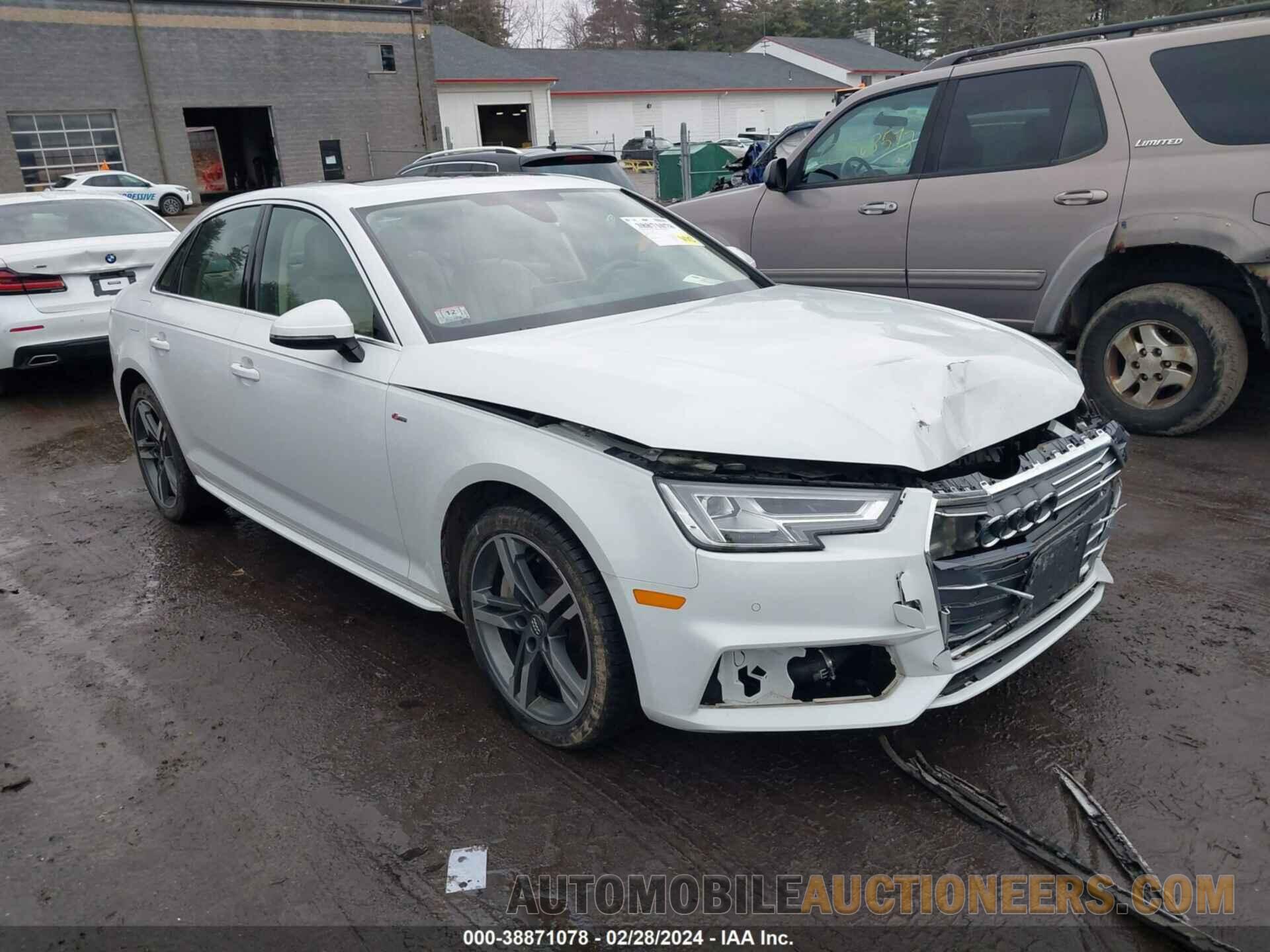 WAUENAF44JN019949 AUDI A4 2018