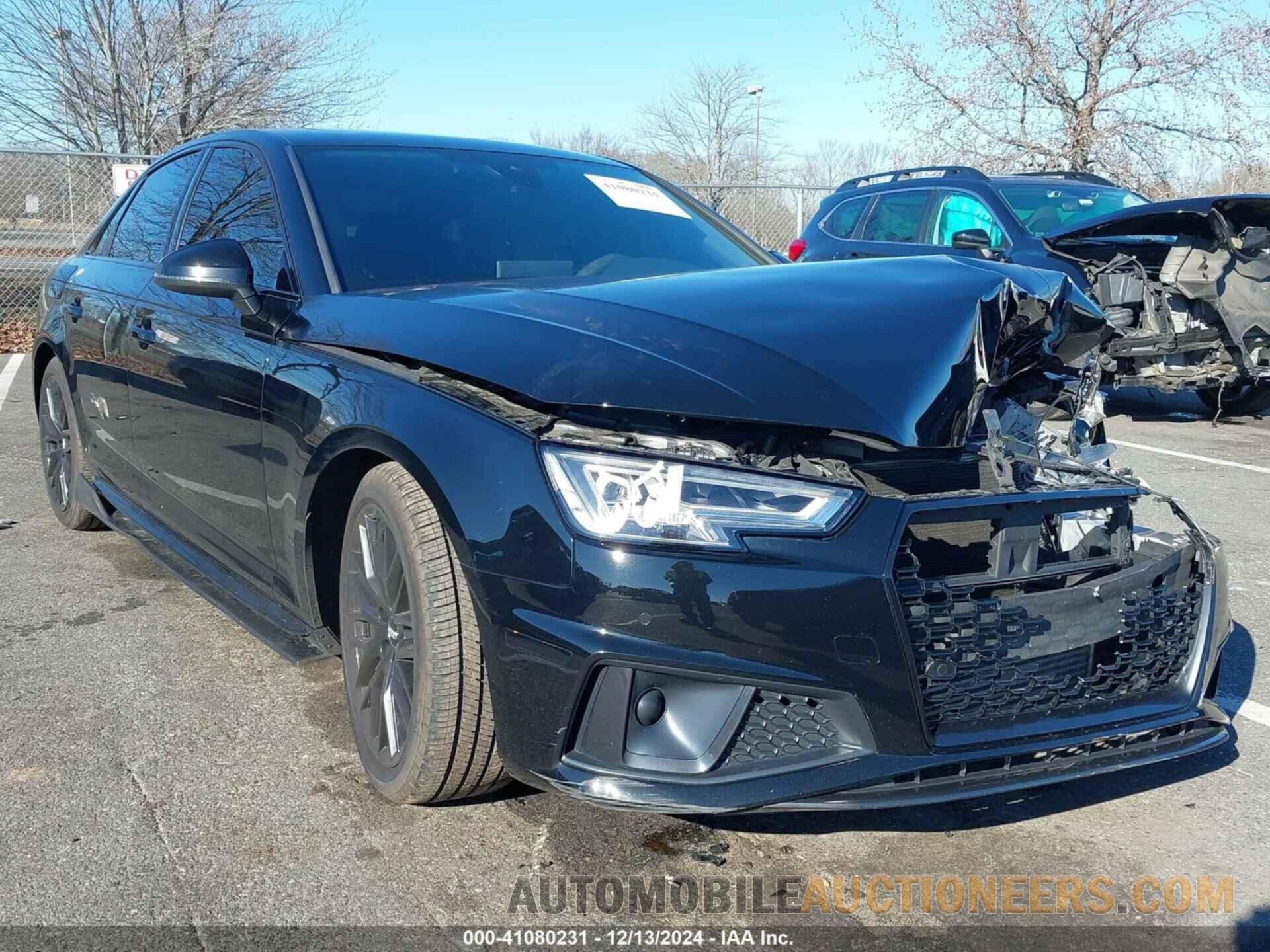 WAUENAF44KA014498 AUDI A4 2019