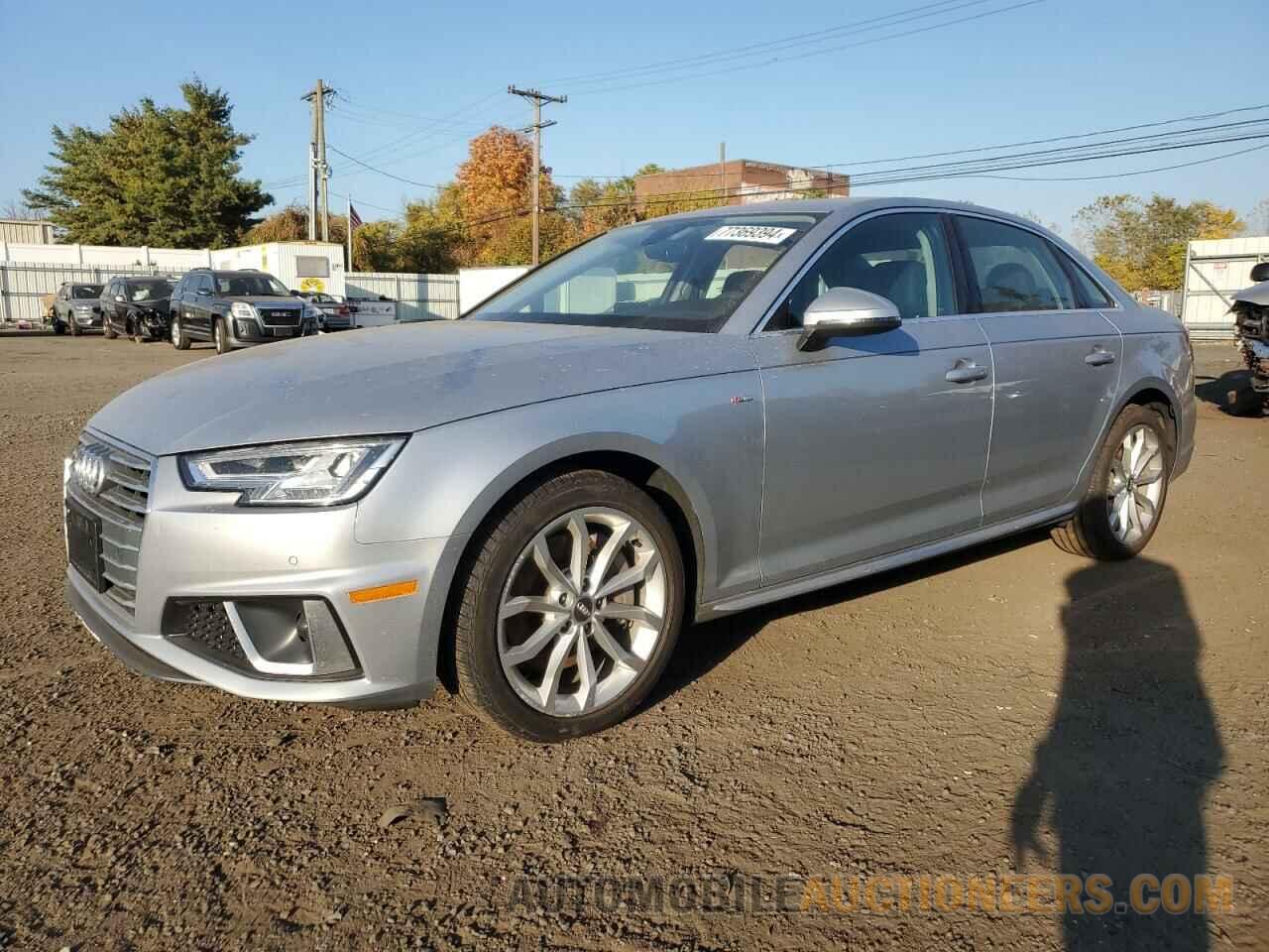 WAUENAF44KA116769 AUDI A4 2019