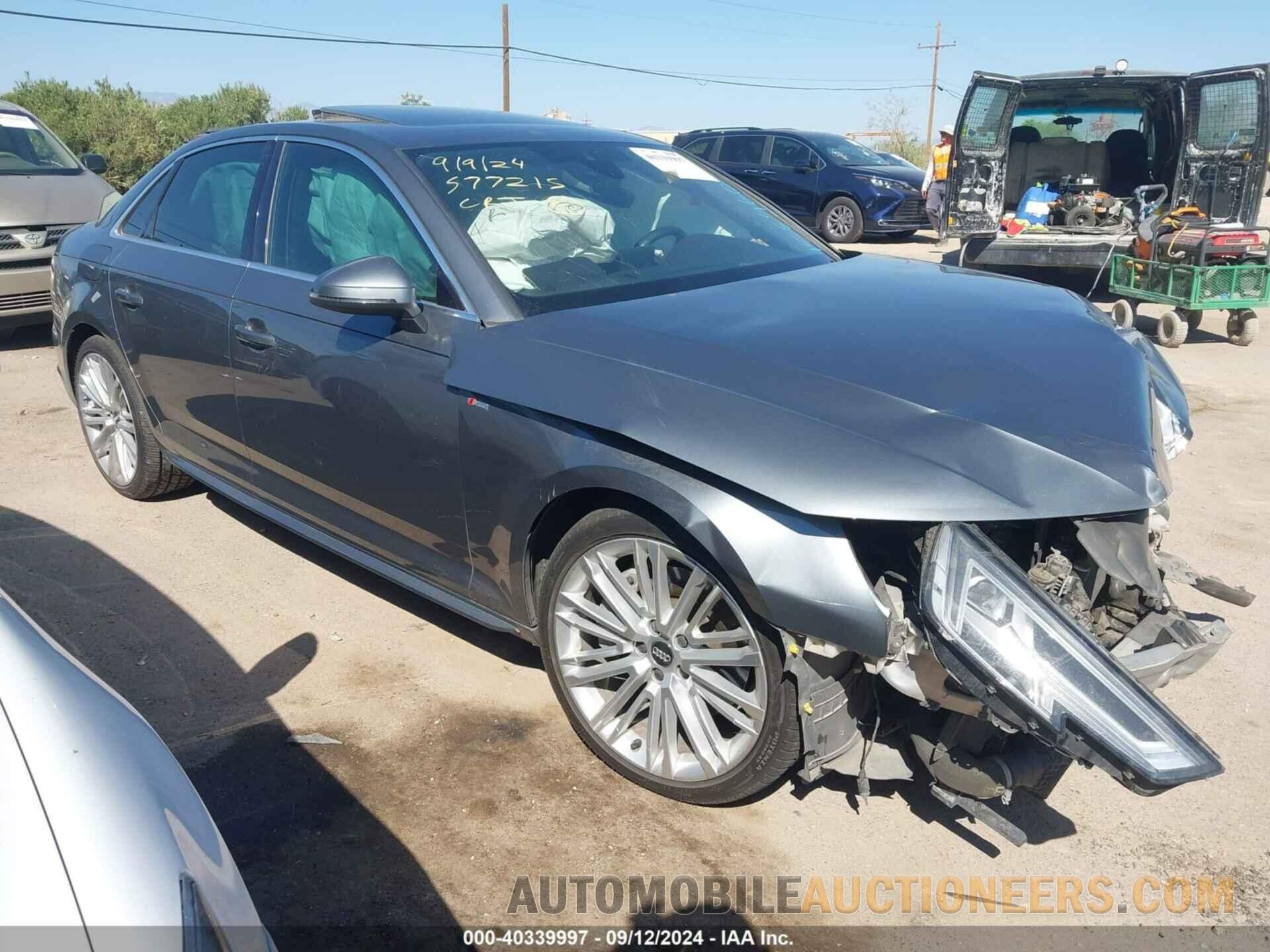 WAUENAF45HA158960 AUDI A4 2017