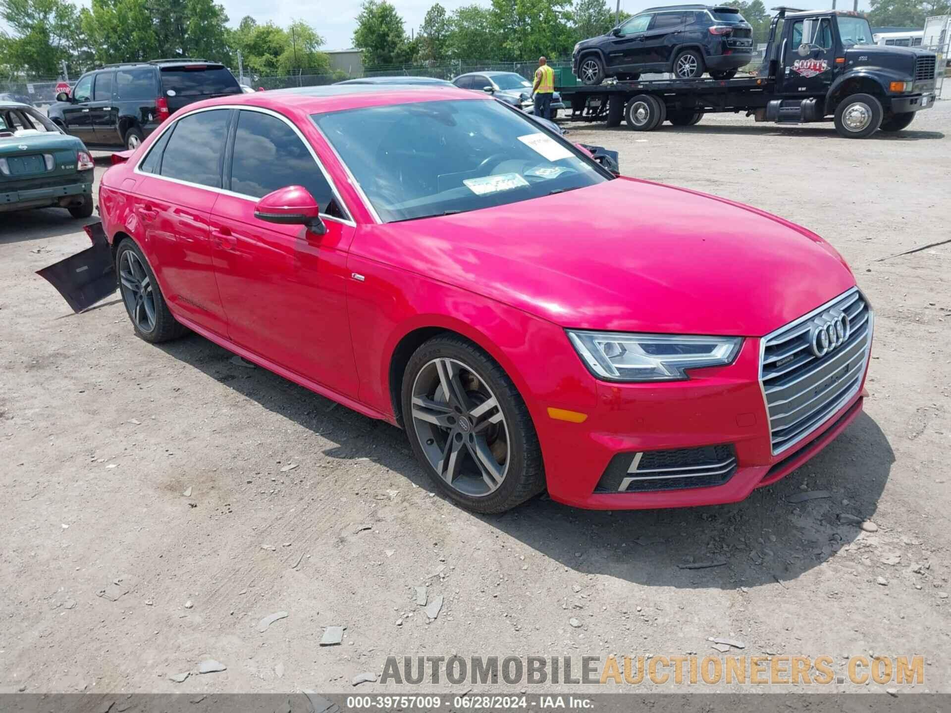 WAUENAF45HN026175 AUDI A4 2017