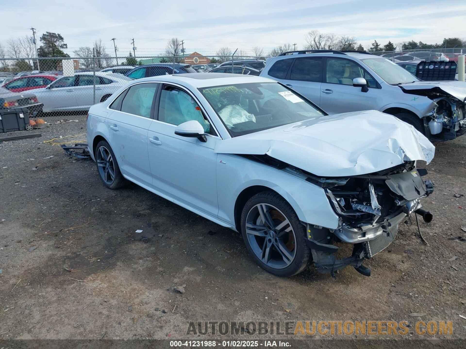 WAUENAF45JA166739 AUDI A4 2018