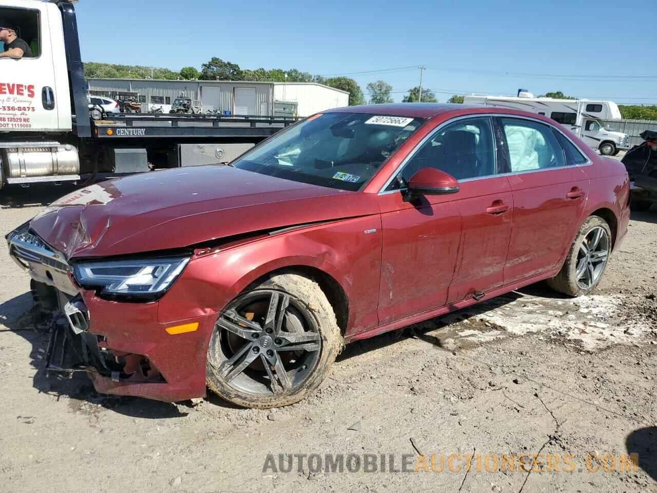 WAUENAF45JN008670 AUDI A4 2018