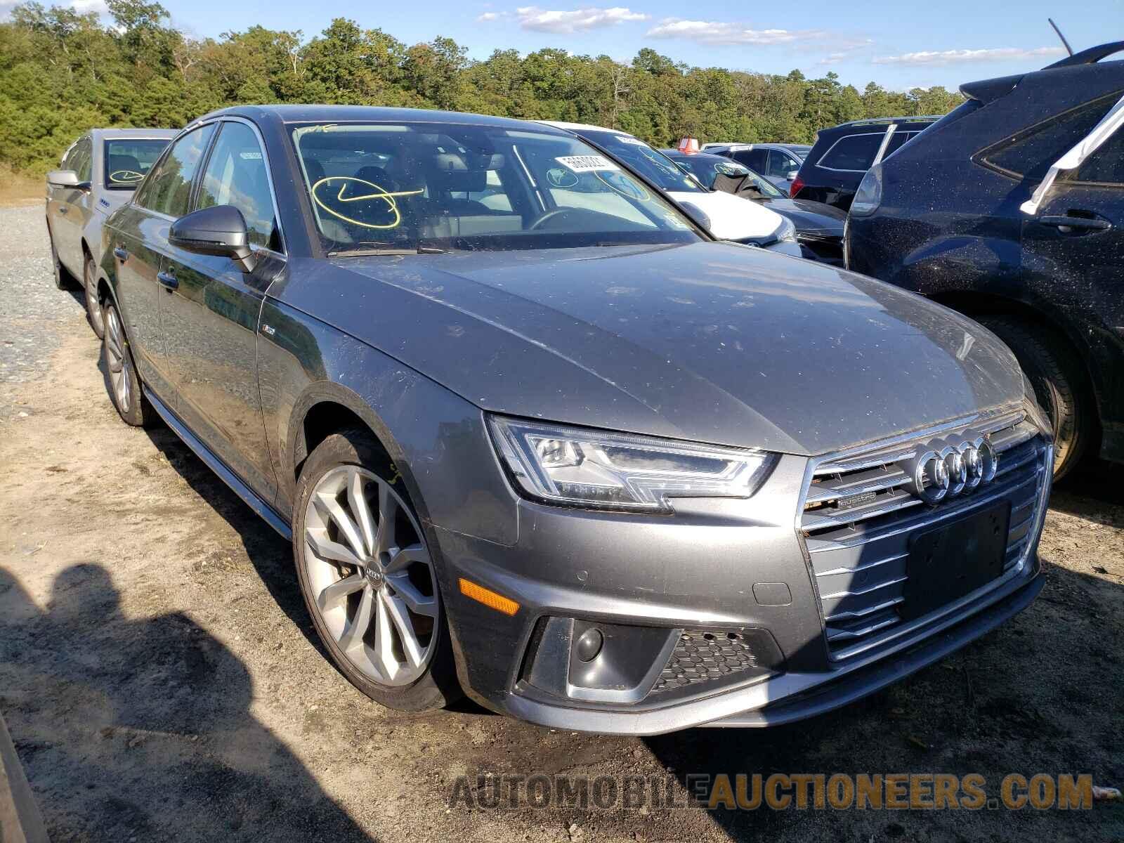 WAUENAF45KA013182 AUDI A4 2019