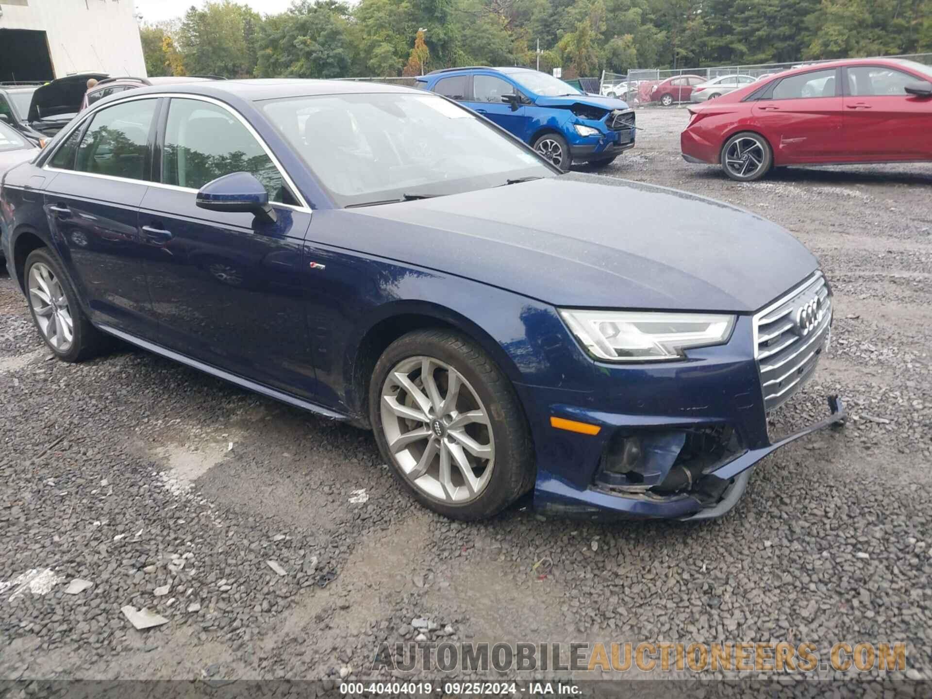 WAUENAF45KA029527 AUDI A4 2019