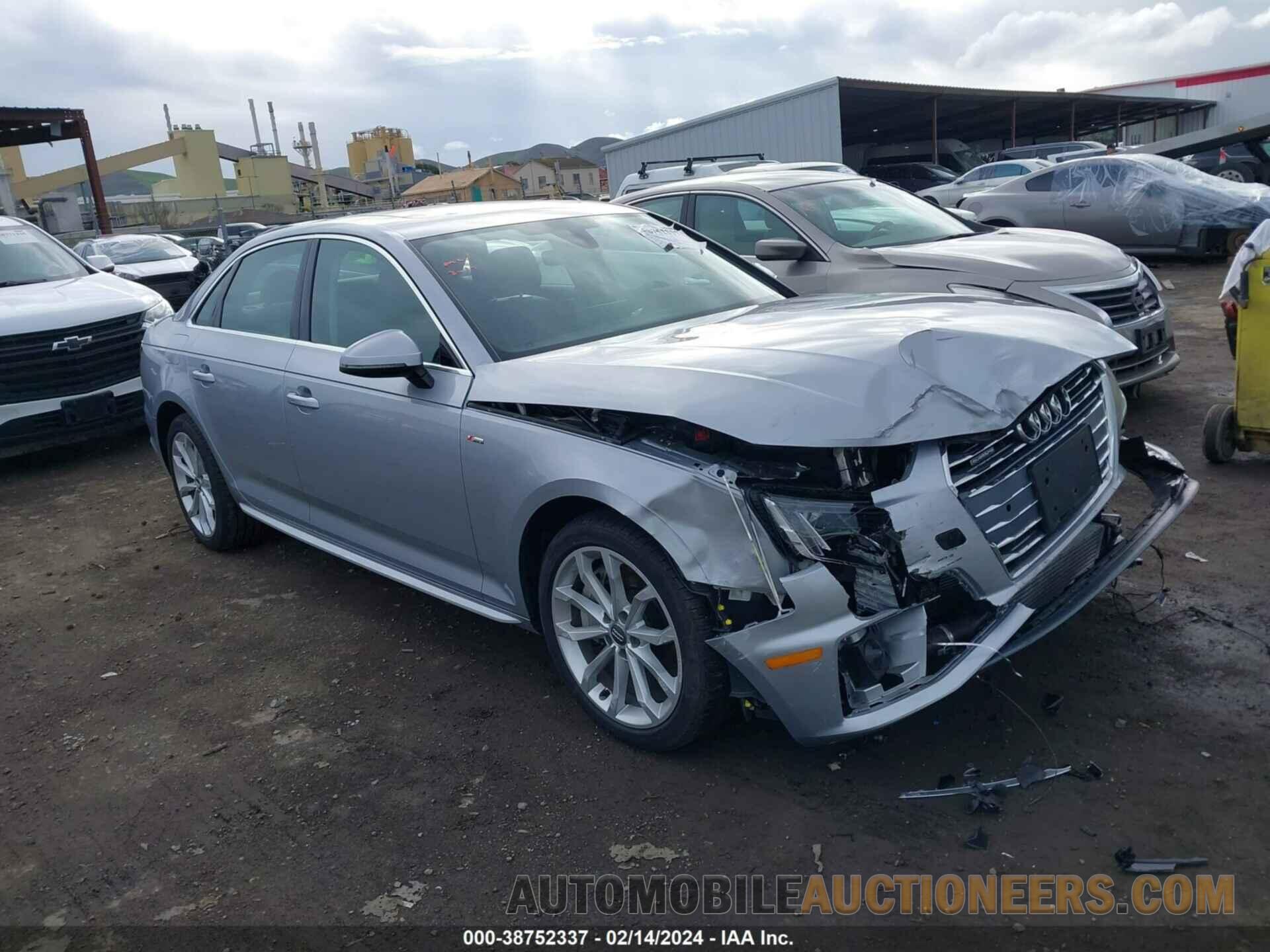 WAUENAF45KA096175 AUDI A4 2019