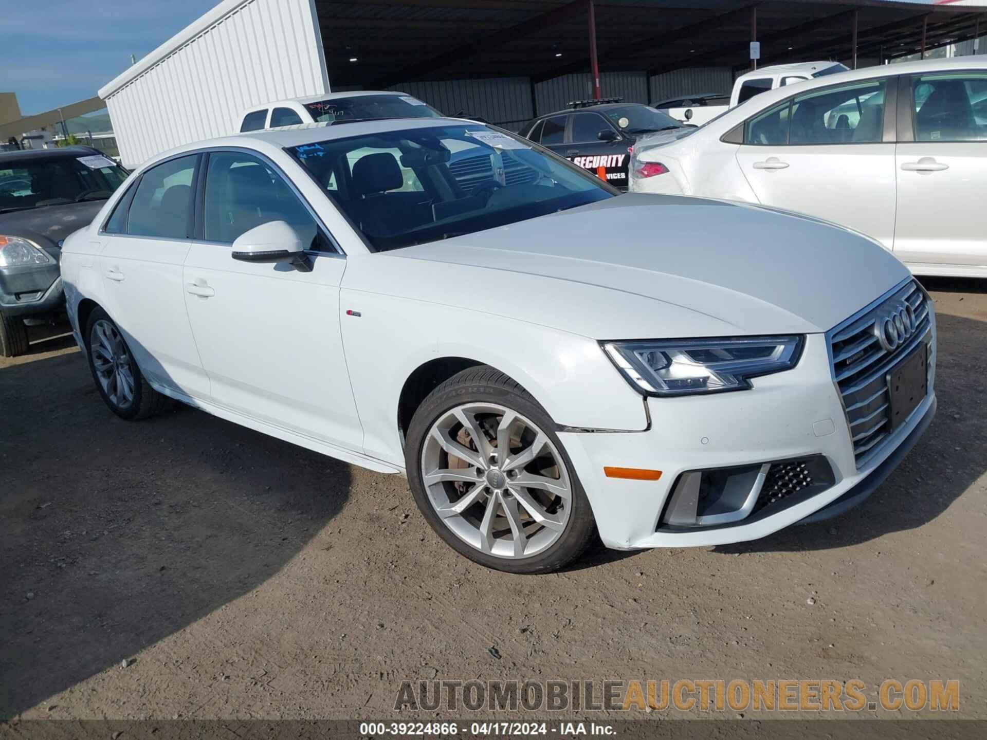 WAUENAF45KA117641 AUDI A4 2019