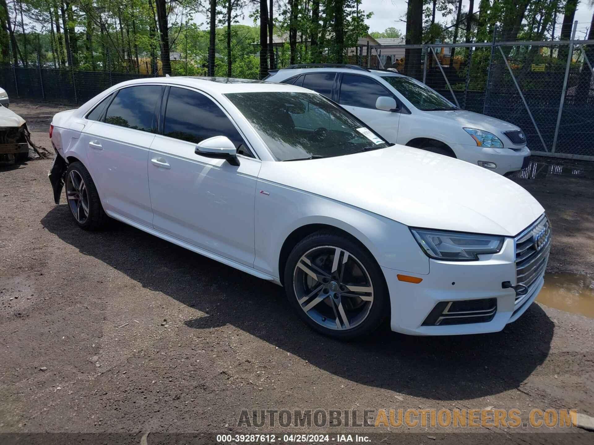 WAUENAF46HN065387 AUDI A4 2017