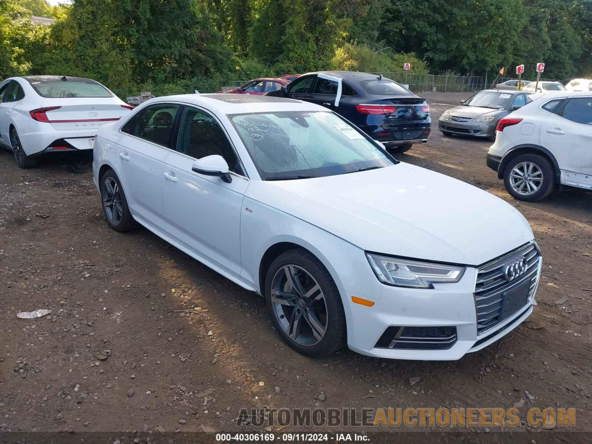 WAUENAF46JA031530 AUDI A4 2018