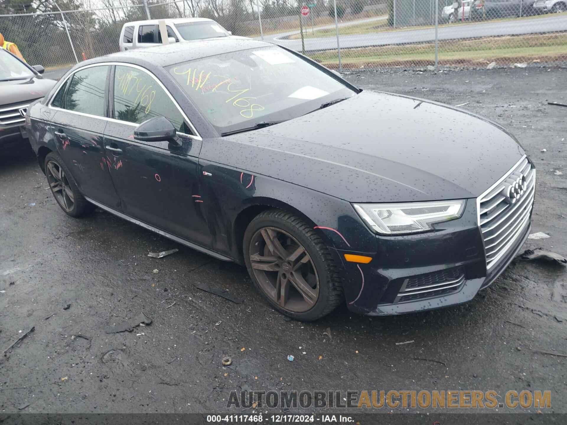 WAUENAF46JA033276 AUDI A4 2018