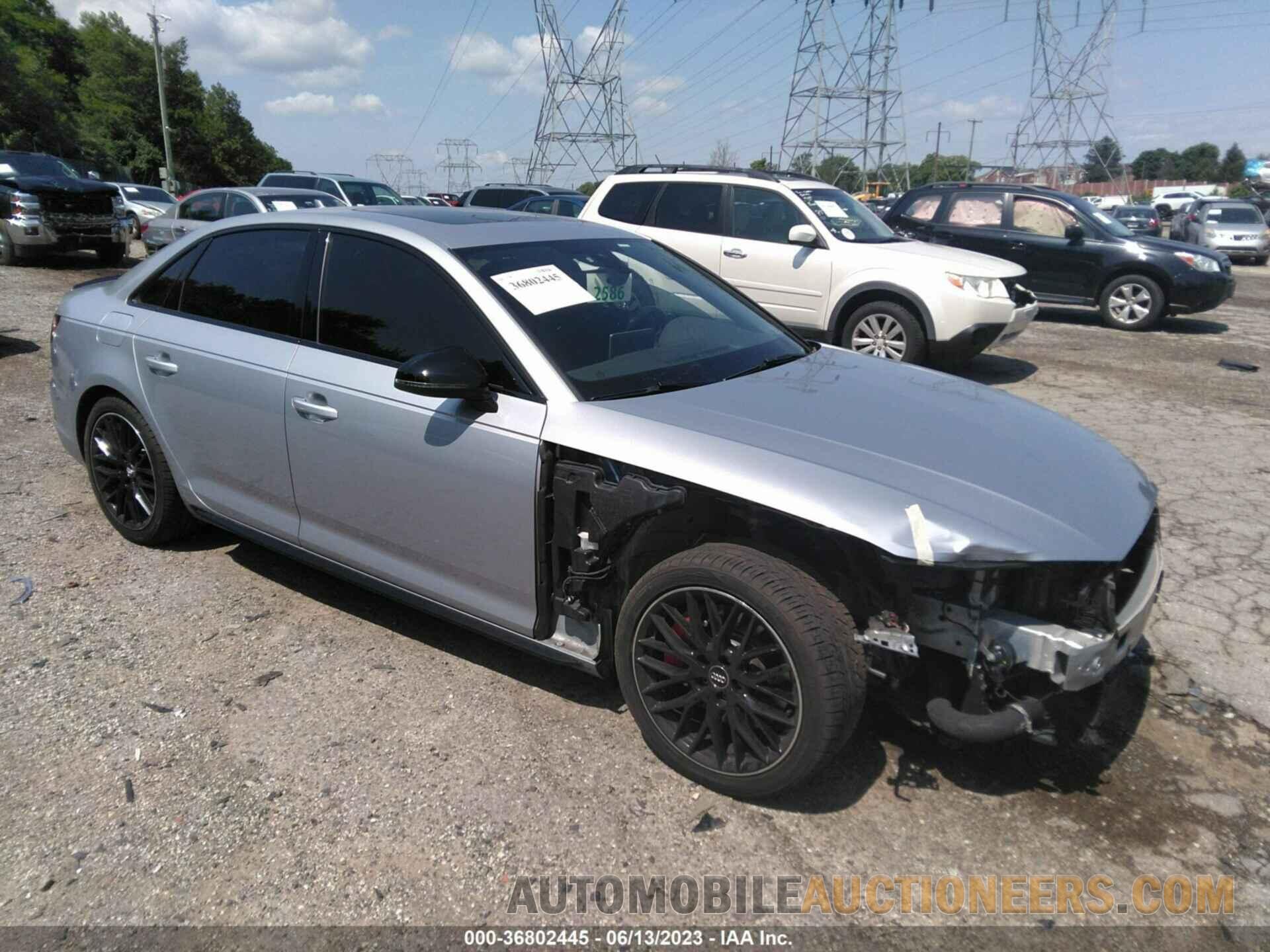 WAUENAF46JA055598 AUDI A4 2018