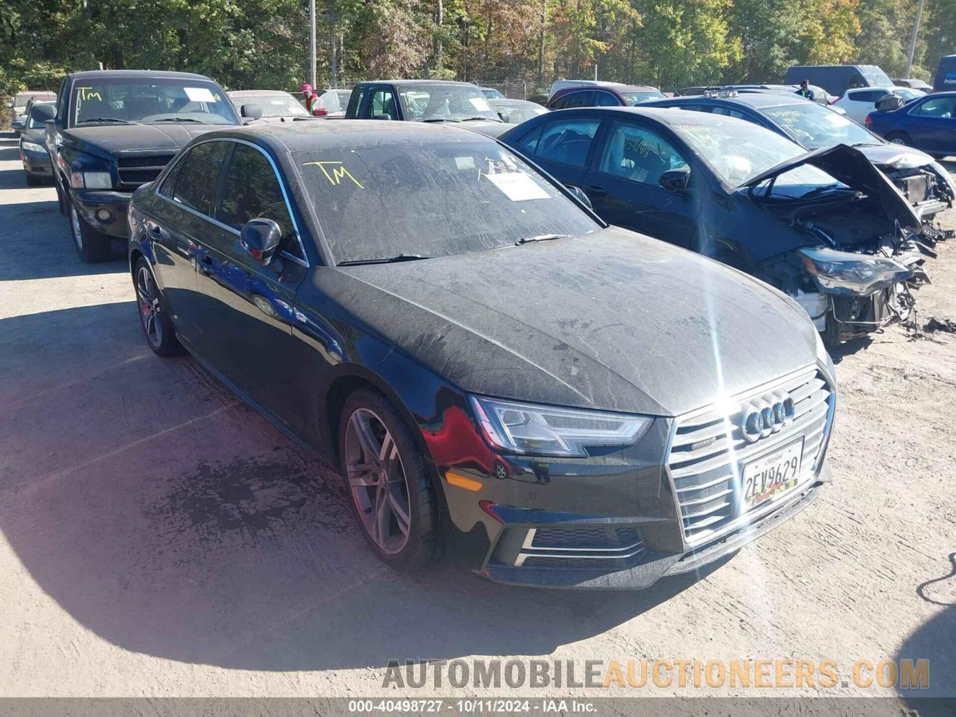 WAUENAF46JA060686 AUDI A4 2018