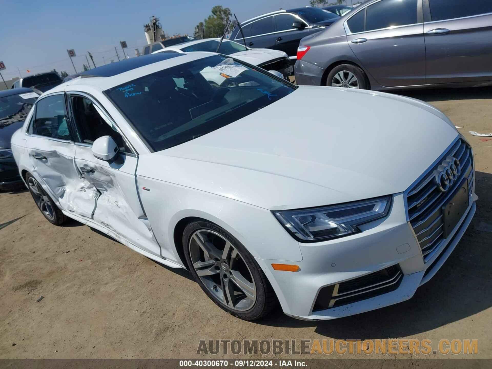 WAUENAF46JA093476 AUDI A4 2018