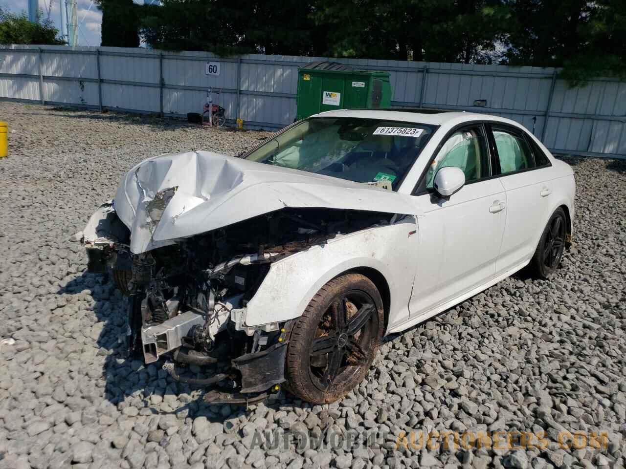 WAUENAF46JA113273 AUDI A4 2018