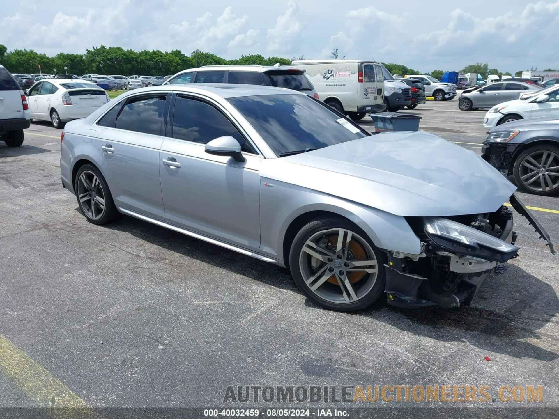 WAUENAF46JA137573 AUDI A4 2018