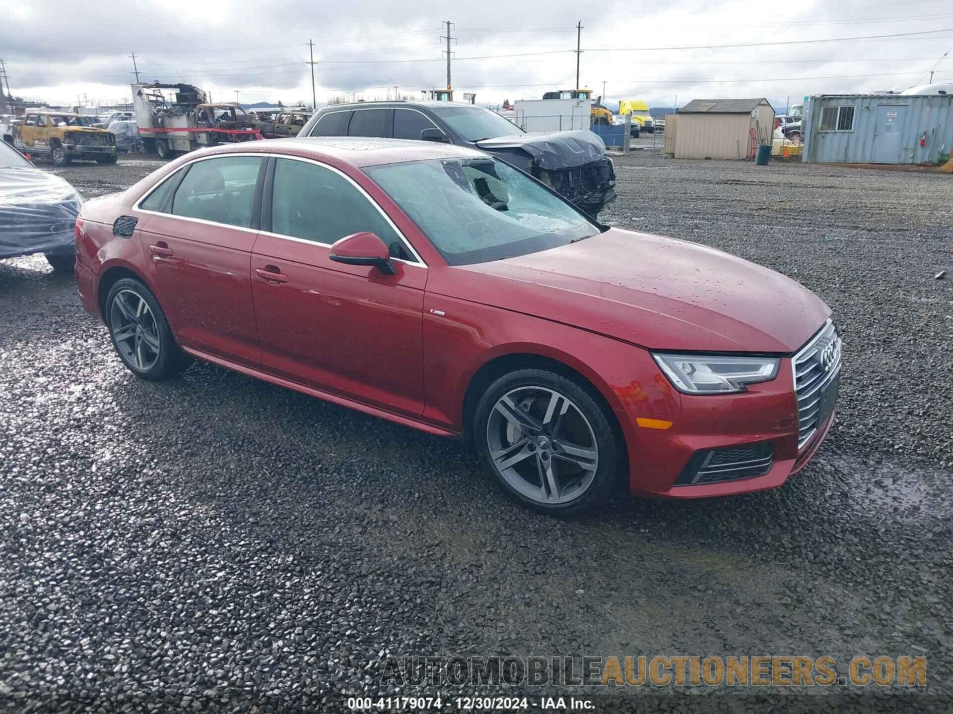 WAUENAF46JA166944 AUDI A4 2018