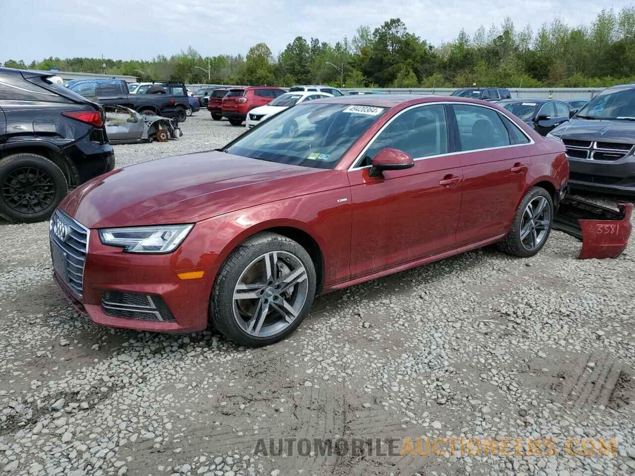 WAUENAF46JN015143 AUDI A4 2018