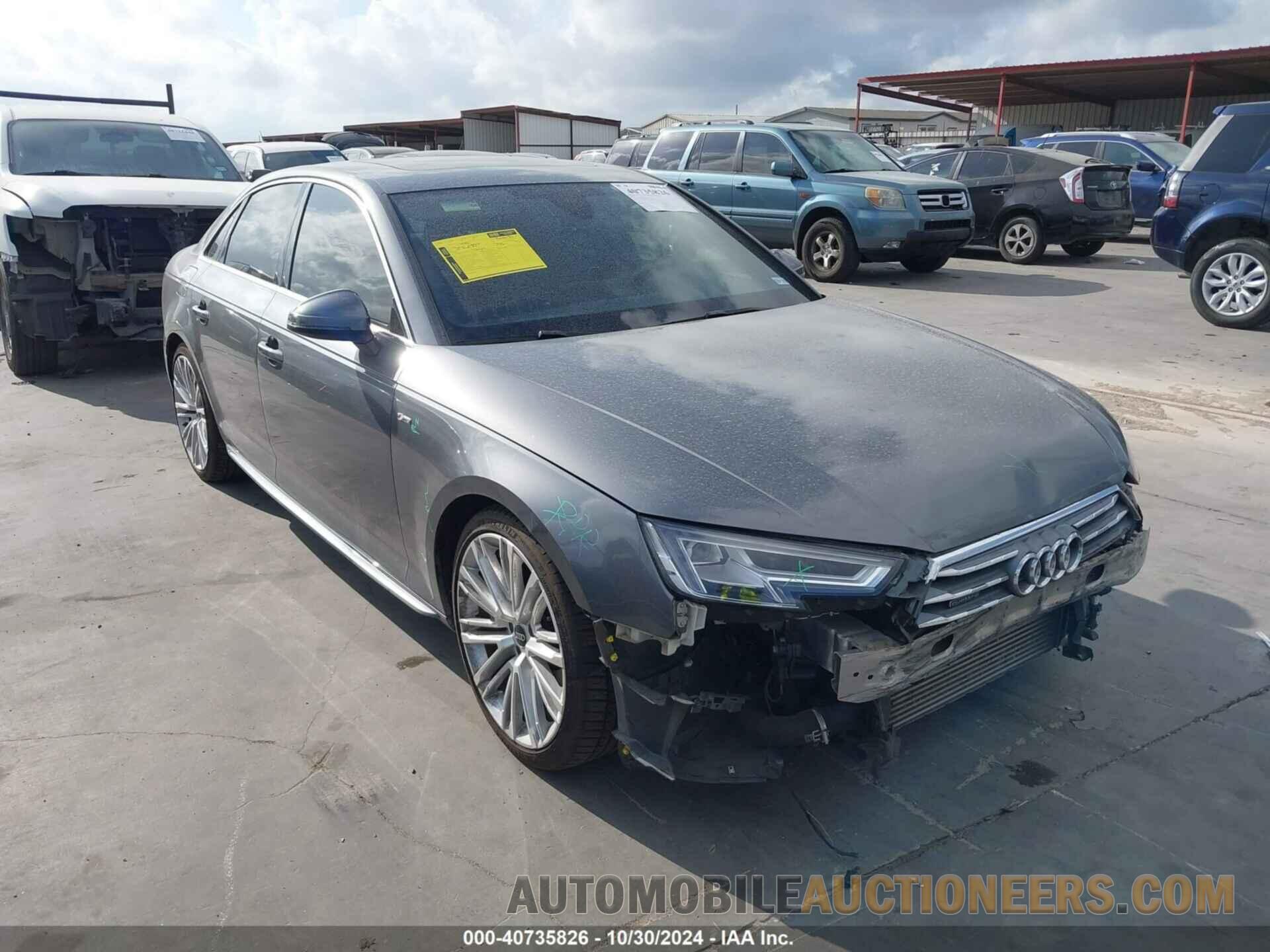 WAUENAF46KA043291 AUDI A4 2019