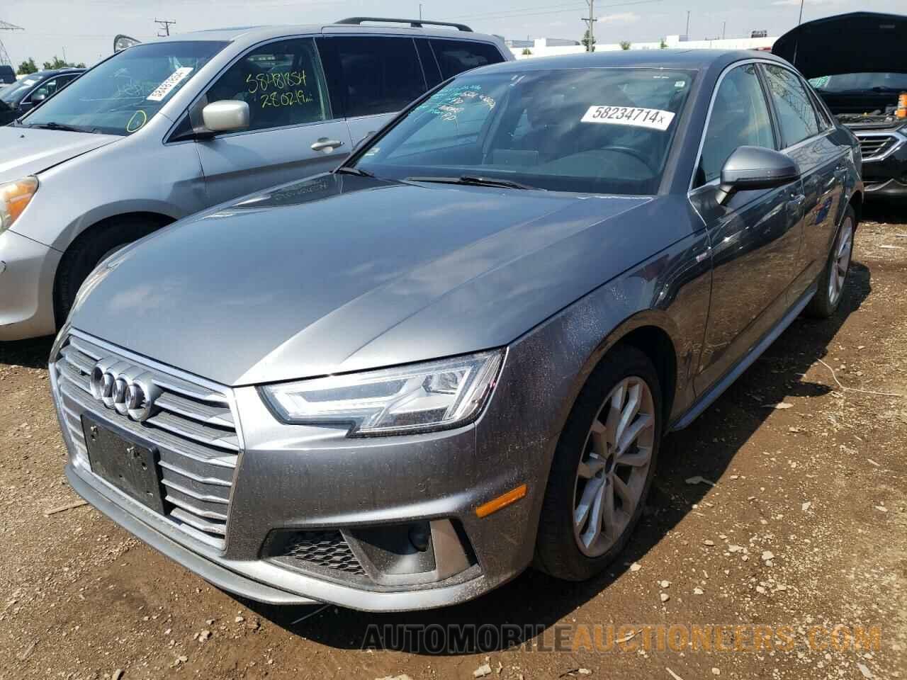 WAUENAF46KA049186 AUDI A4 2019