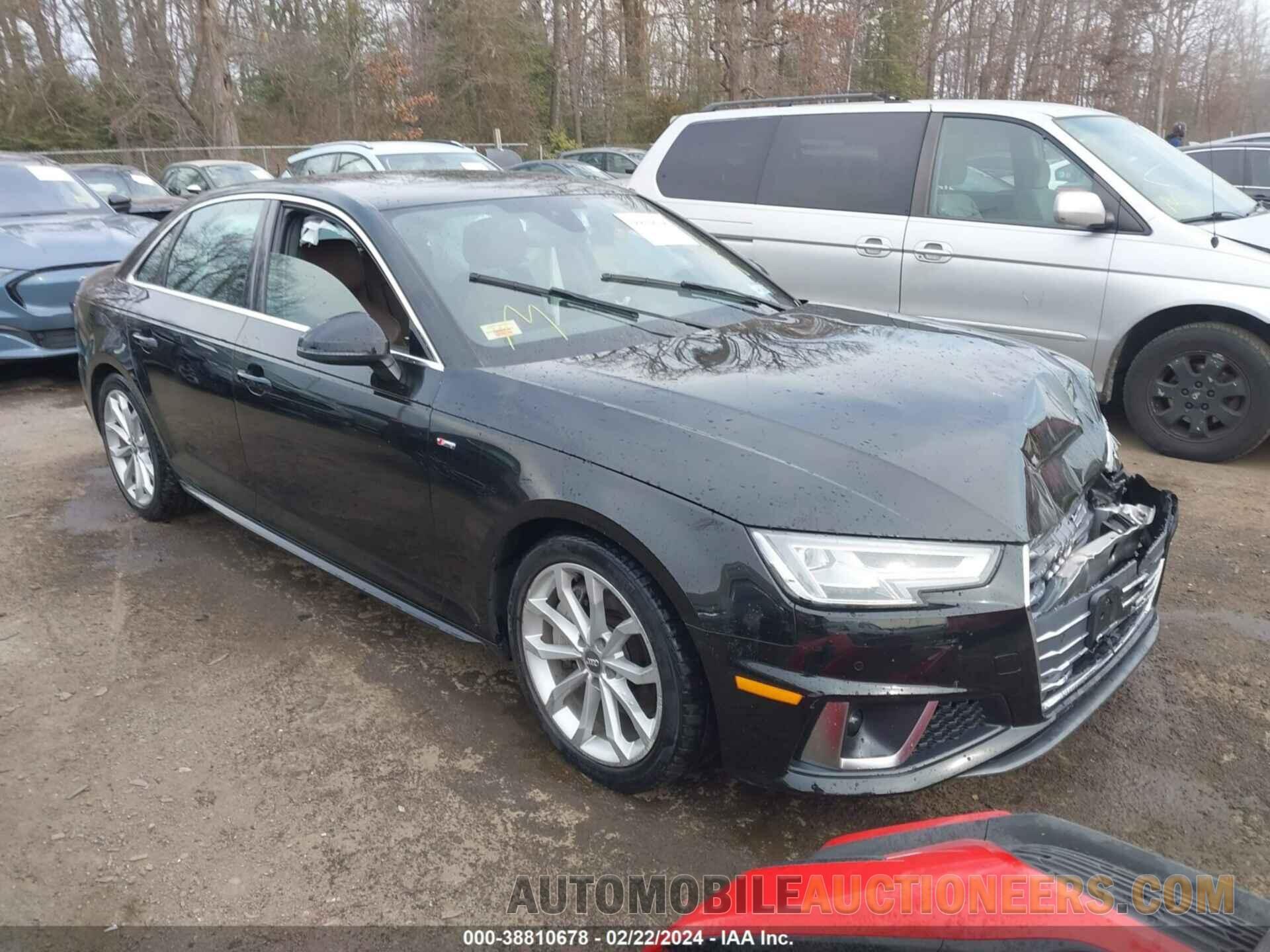 WAUENAF46KN016701 AUDI A4 2019