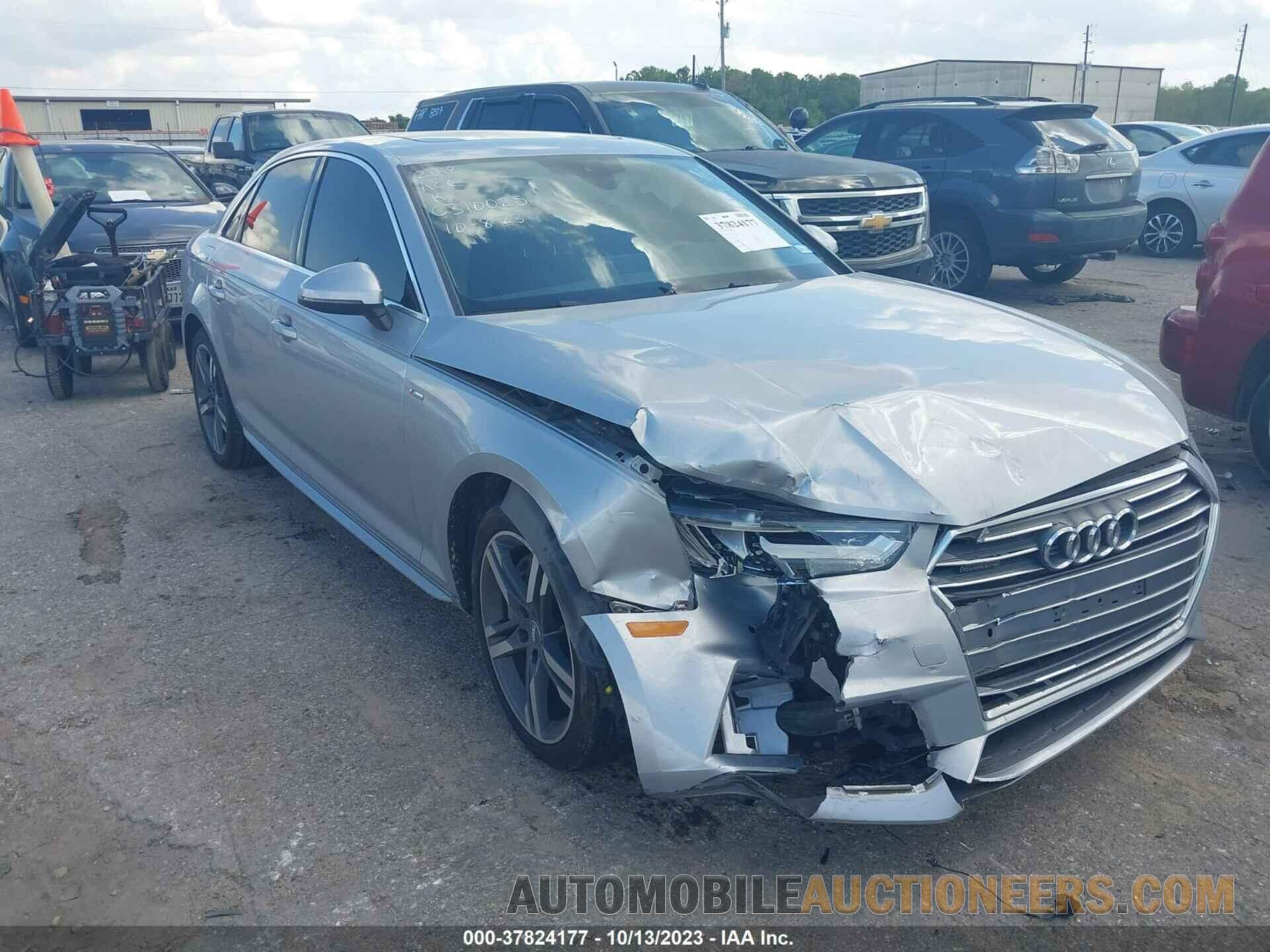 WAUENAF47JA072457 AUDI A4 2018