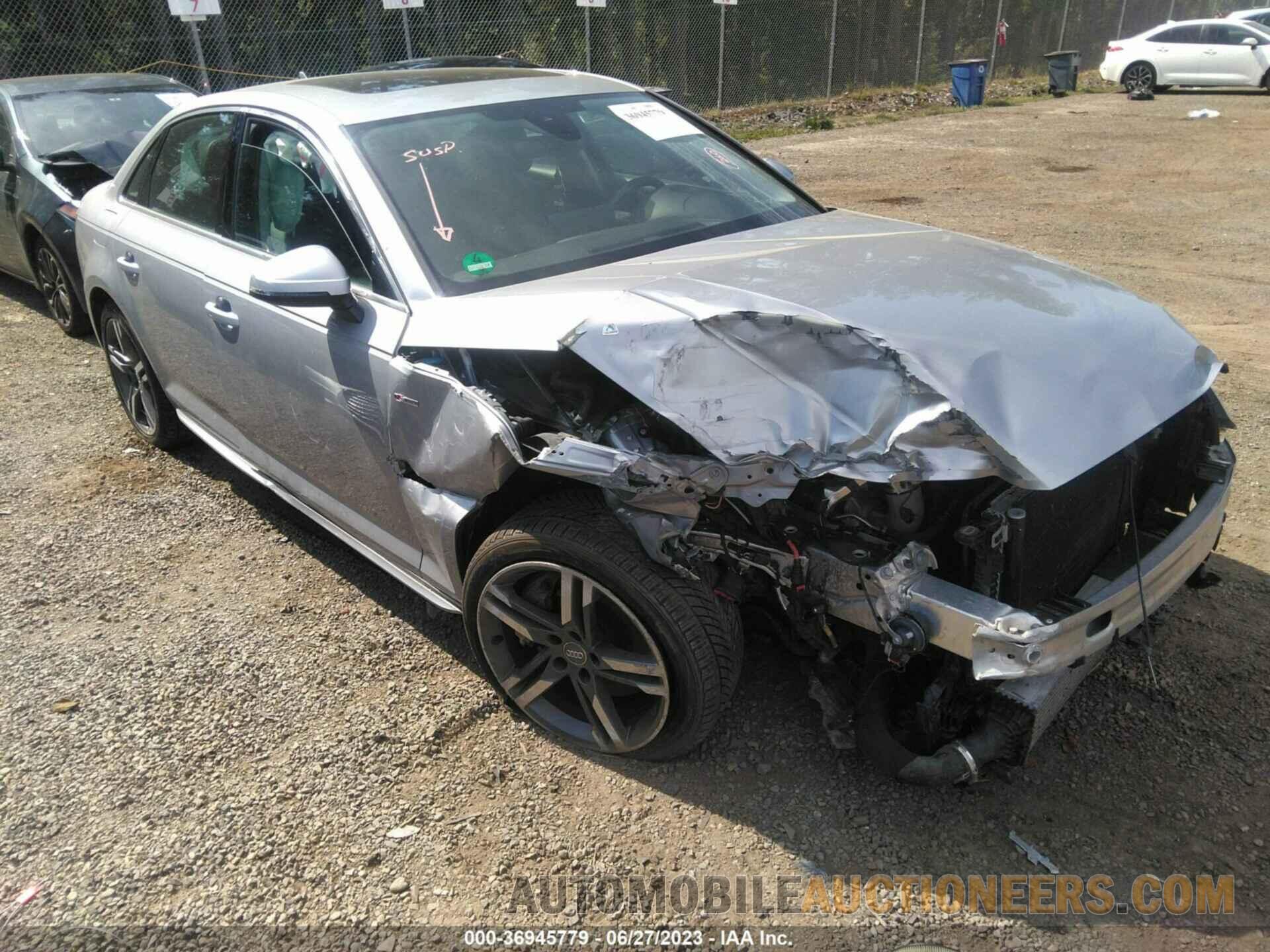 WAUENAF47JA102895 AUDI A4 2018