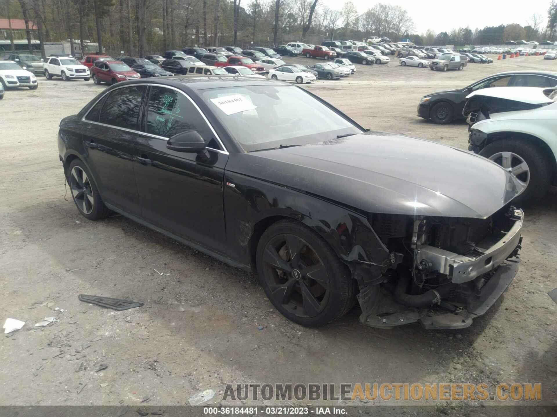 WAUENAF48HN006261 AUDI A4 2017