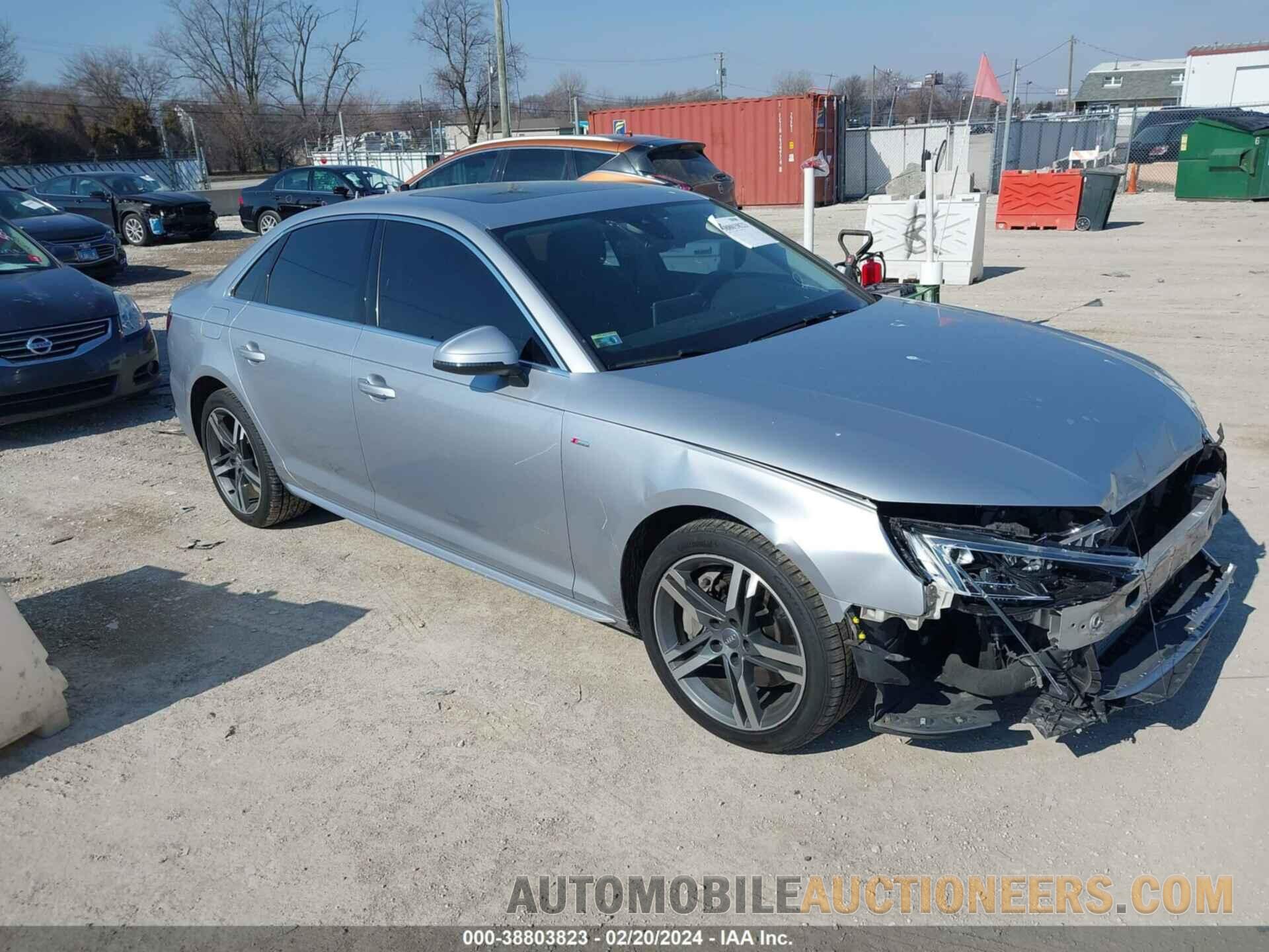 WAUENAF48JA110536 AUDI A4 2018