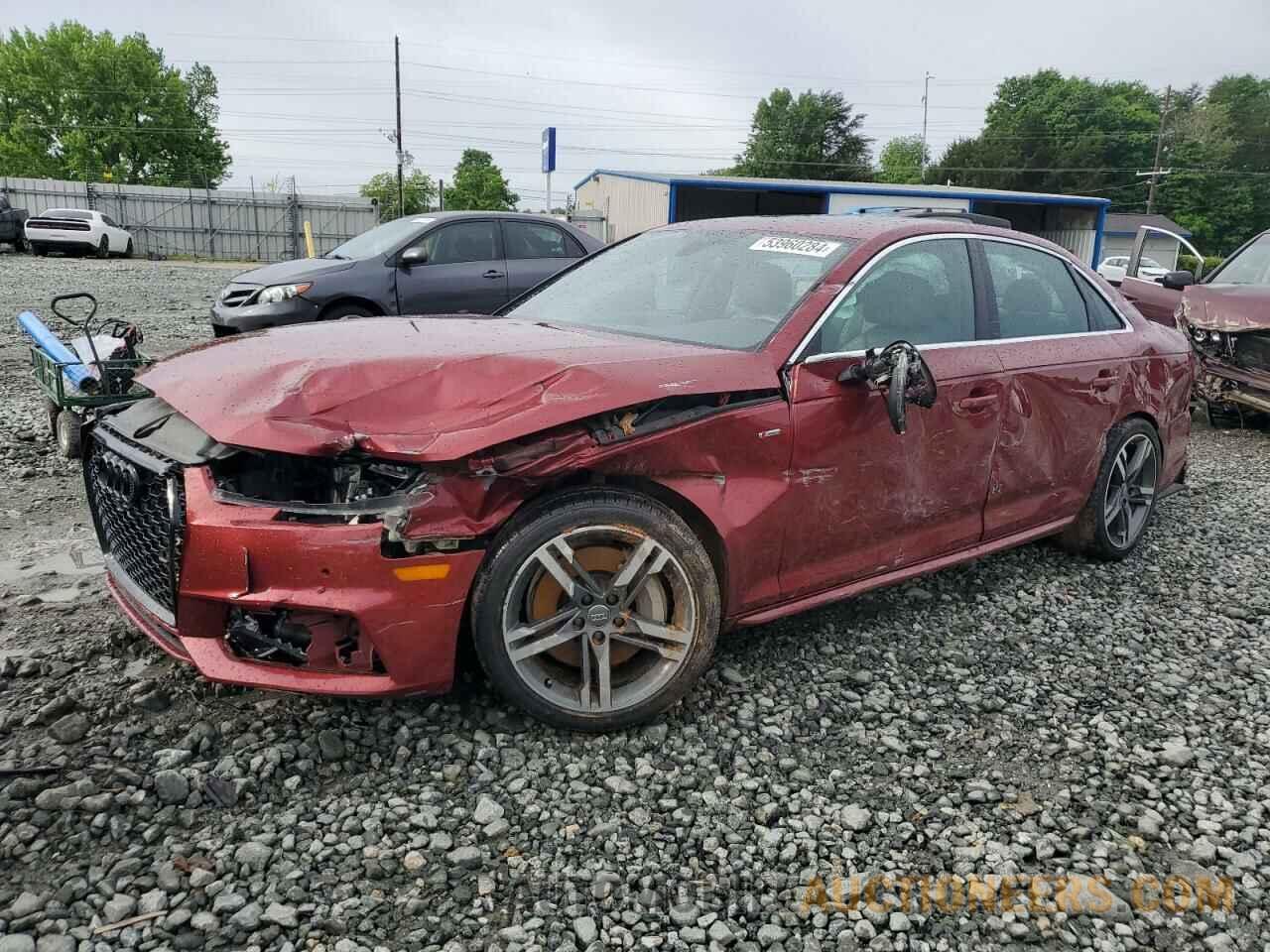 WAUENAF48JA133430 AUDI A4 2018