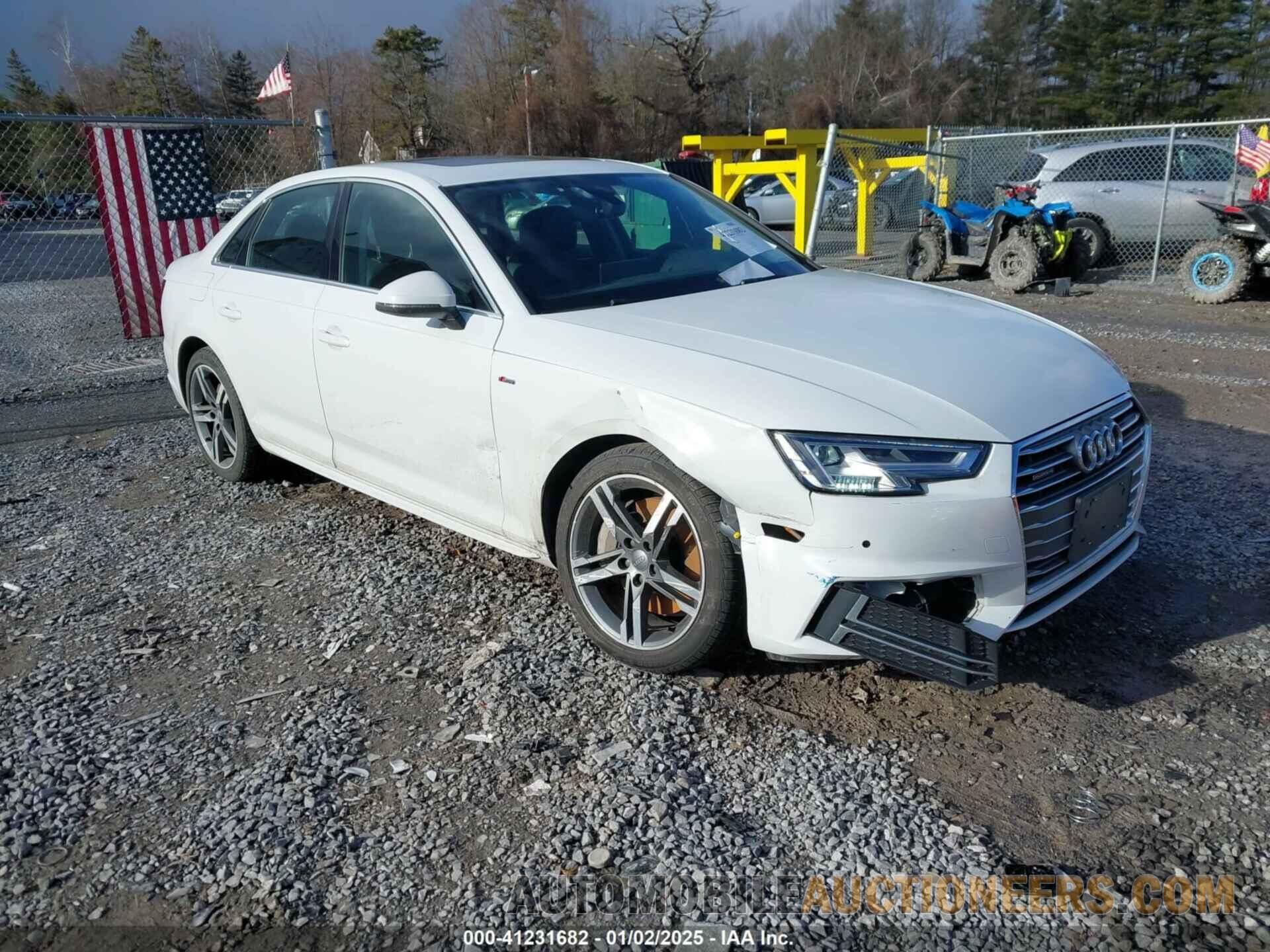 WAUENAF48JA144430 AUDI A4 2018