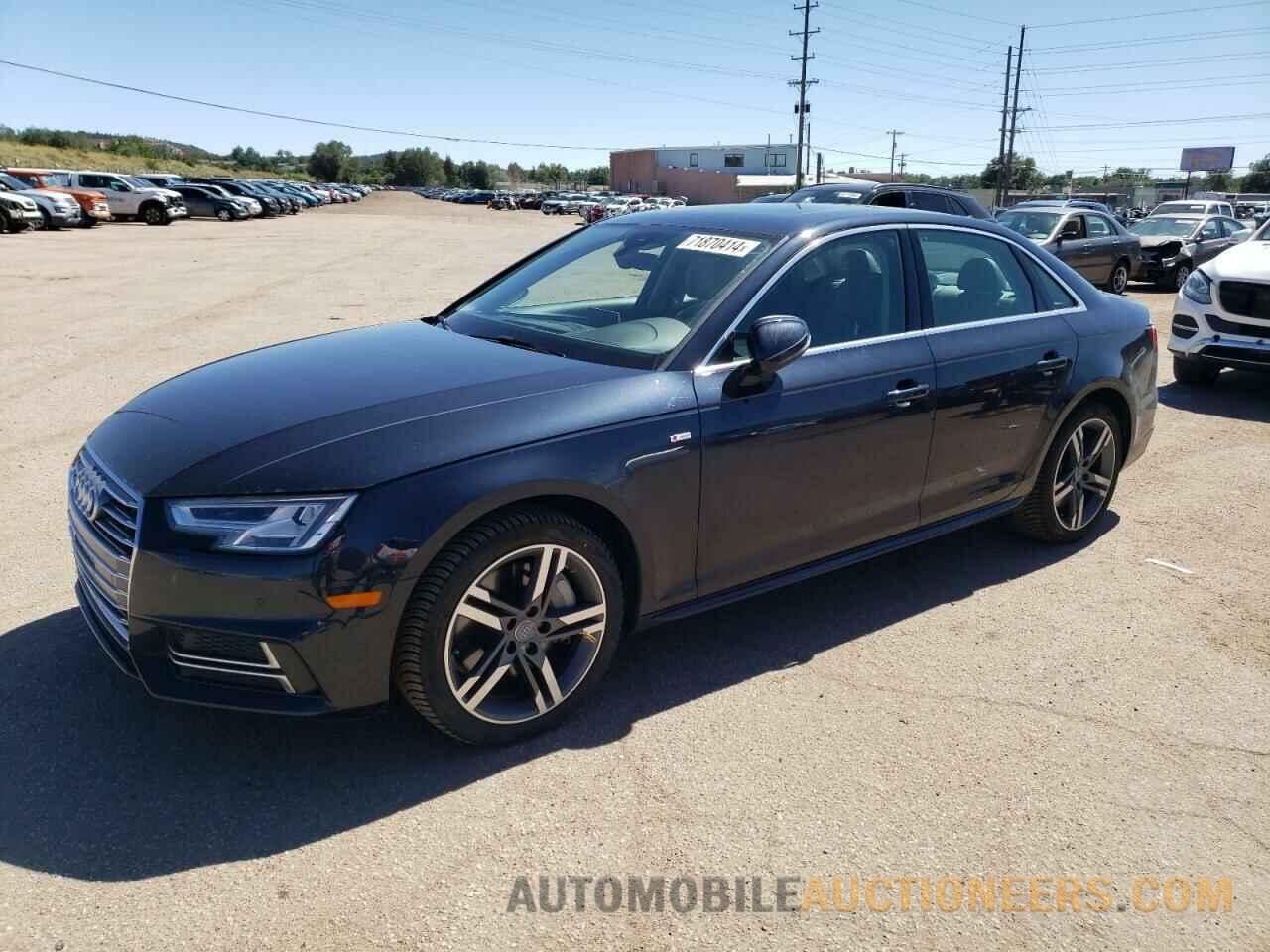 WAUENAF48JA153676 AUDI A4 2018