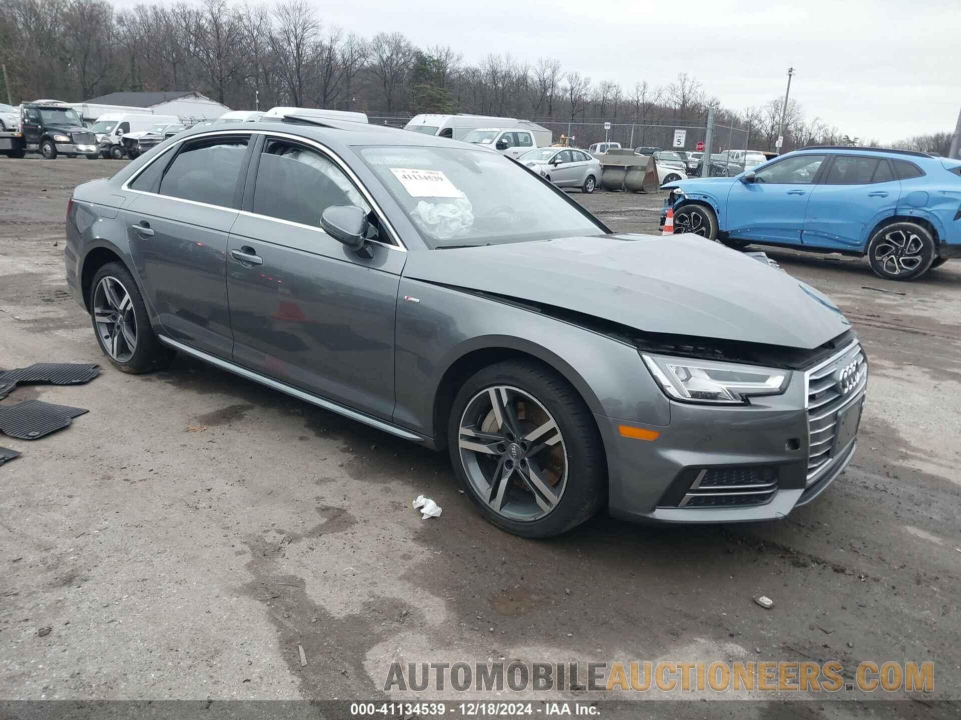 WAUENAF48JA213875 AUDI A4 2018