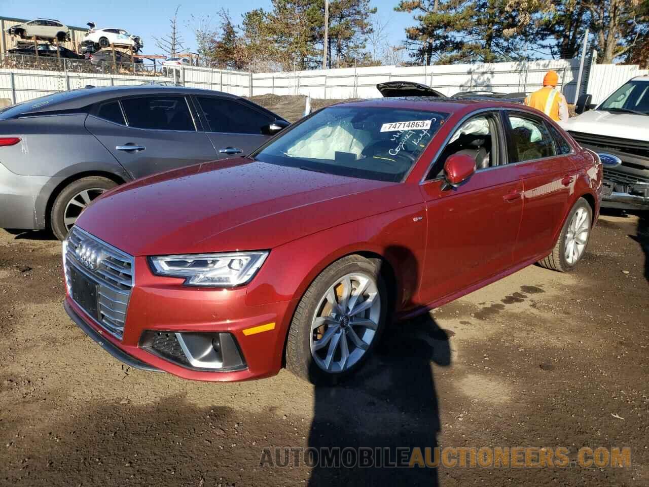 WAUENAF48KA047343 AUDI A4 2019