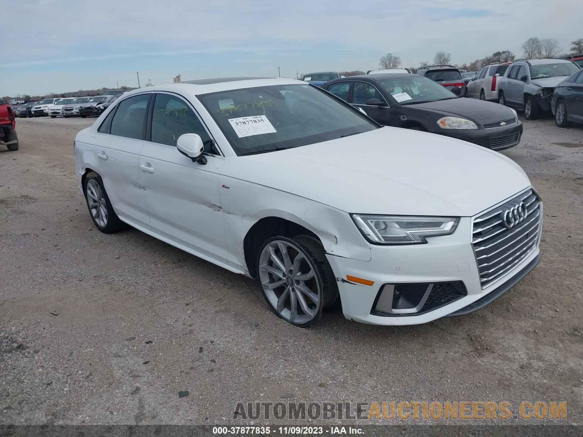 WAUENAF48KN018319 AUDI A4 2019