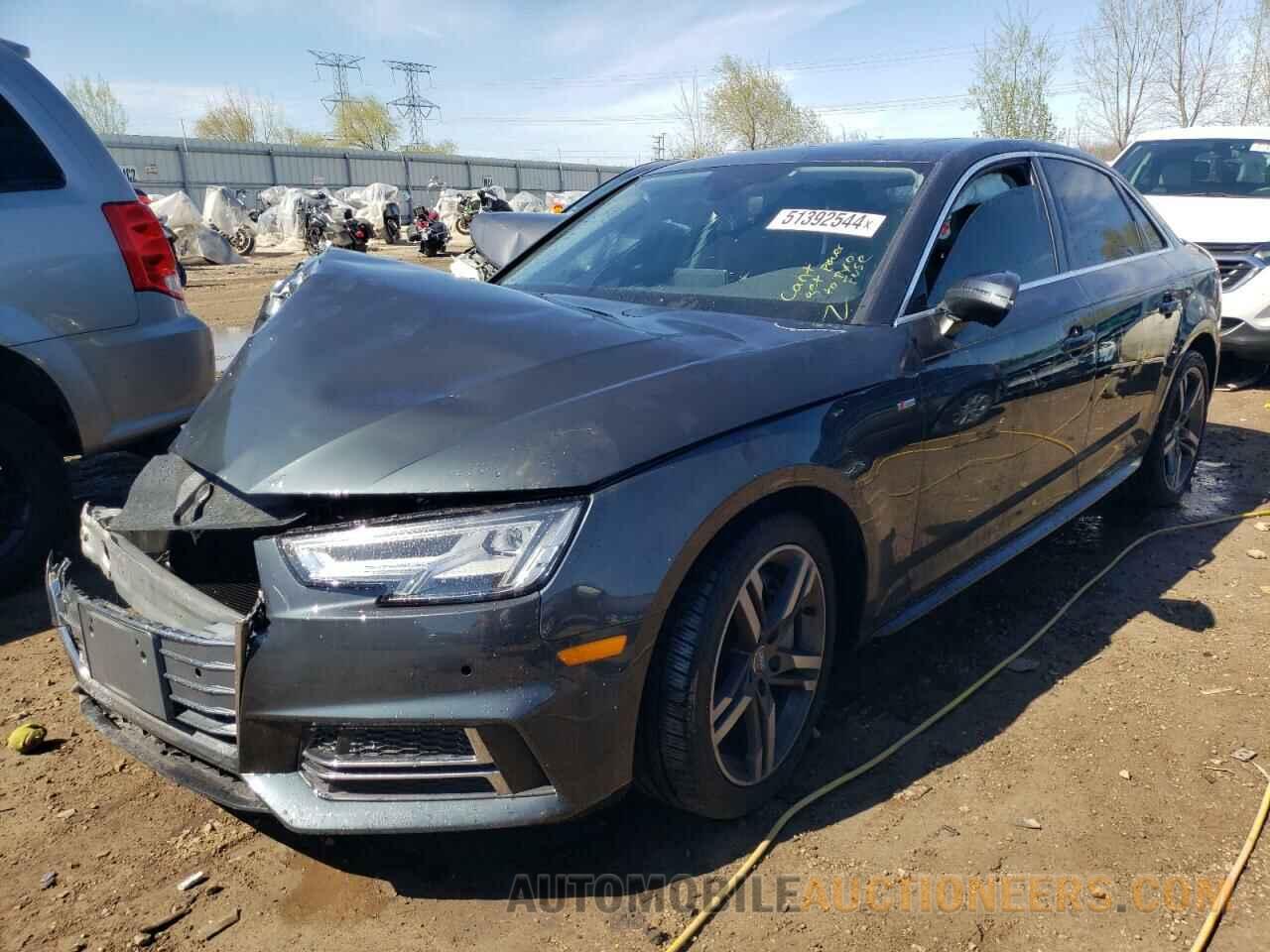 WAUENAF49HN006026 AUDI A4 2017