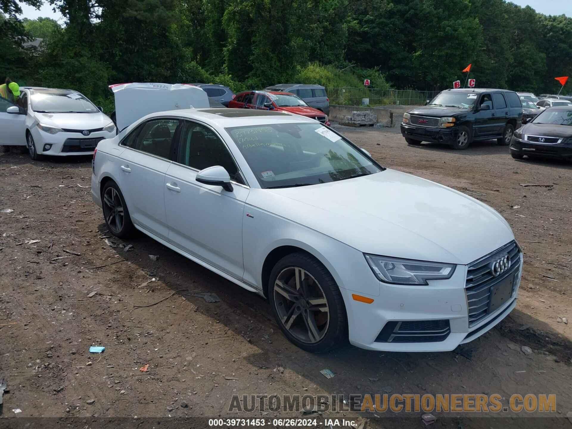 WAUENAF49HN015552 AUDI A4 2017