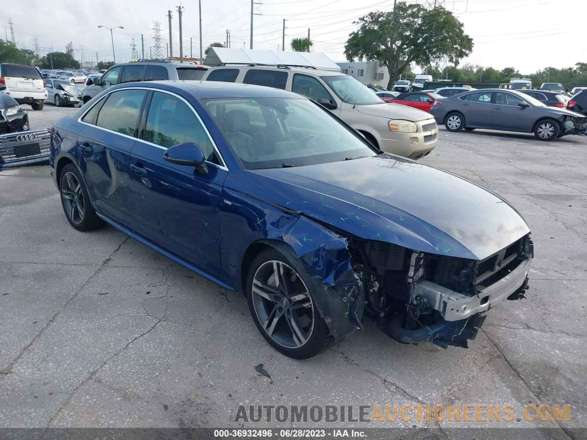 WAUENAF49HN023523 AUDI A4 2017