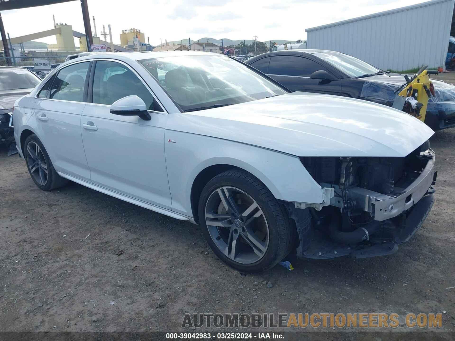 WAUENAF49HN067828 AUDI A4 2017