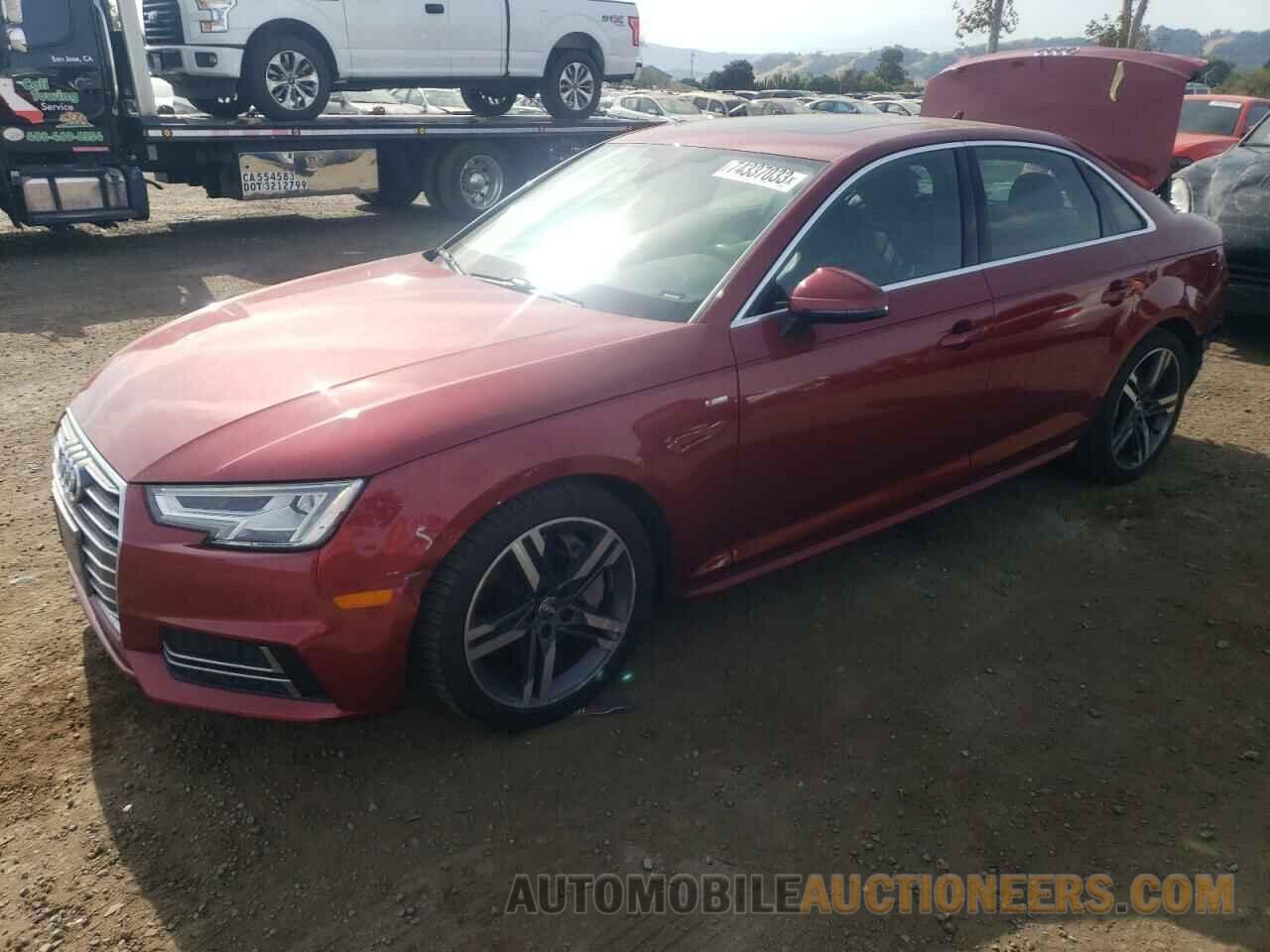 WAUENAF49JA043302 AUDI A4 2018