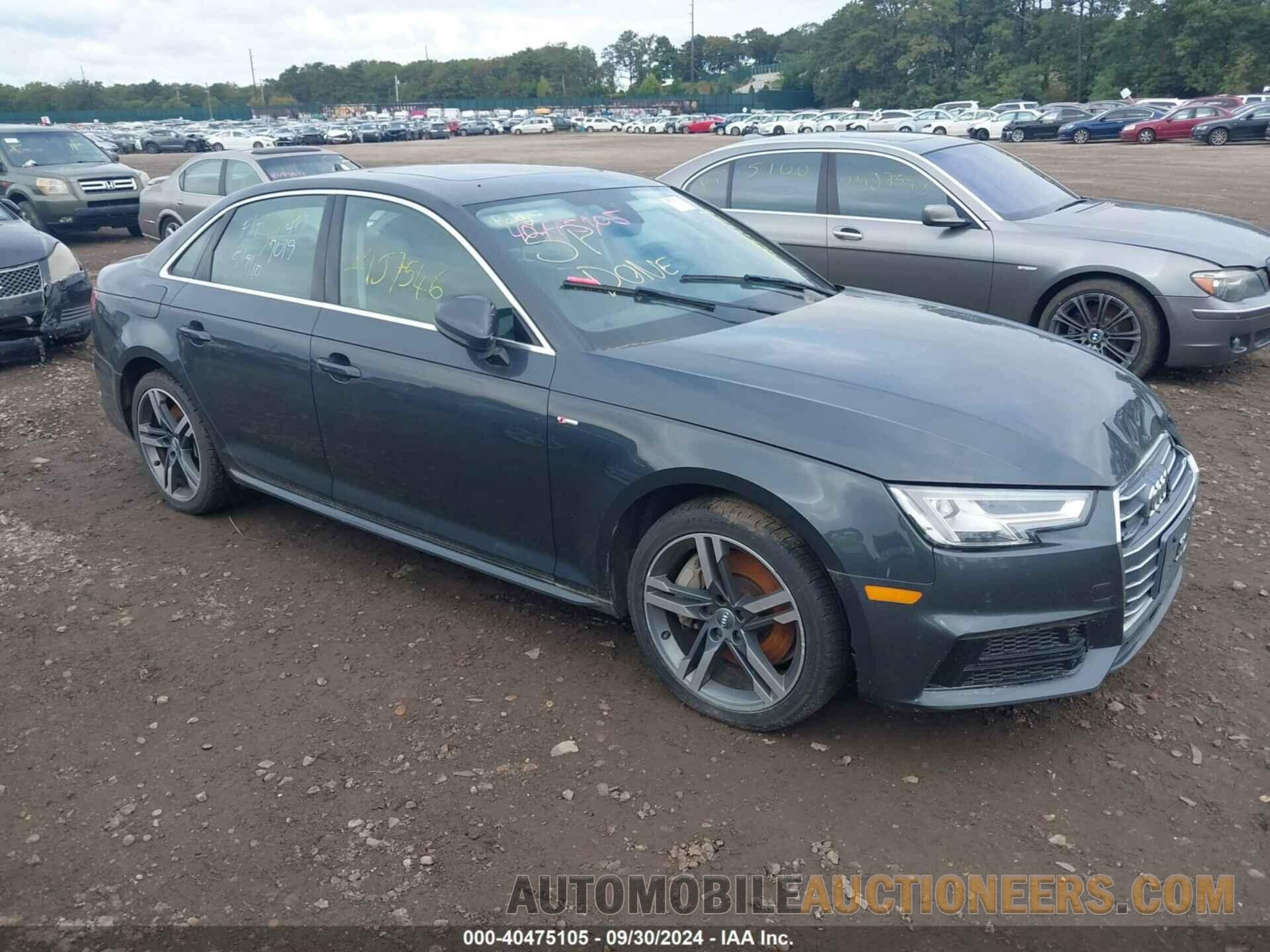 WAUENAF49JA169823 AUDI A4 2018