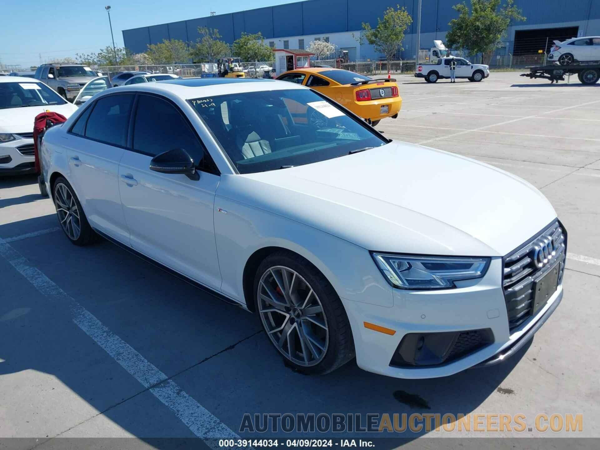 WAUENAF49KA038196 AUDI A4 2019