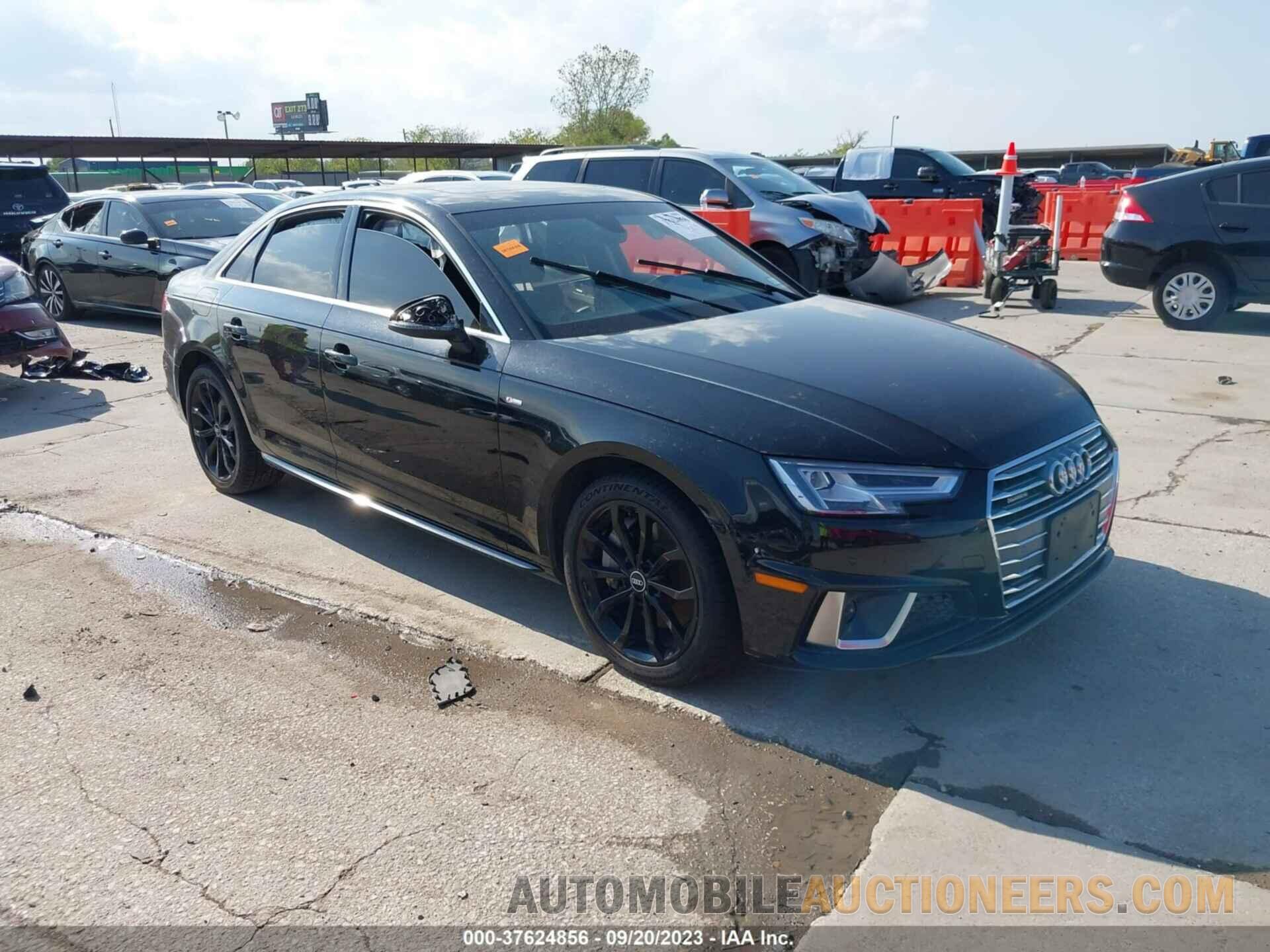 WAUENAF49KN001626 AUDI A4 2019