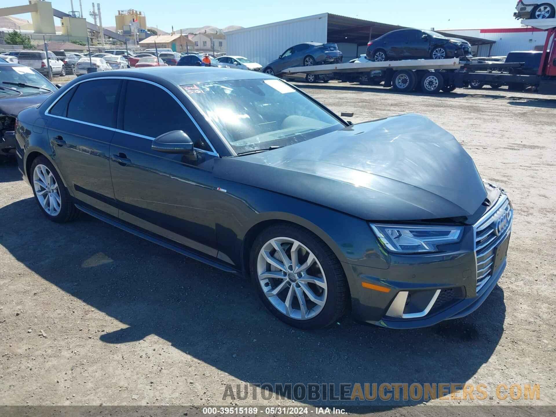 WAUENAF49KN001867 AUDI A4 2019