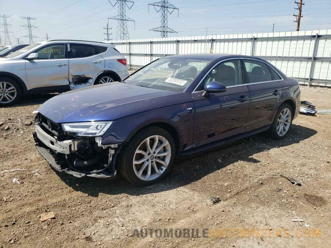 WAUENAF49KN002601 AUDI A4 2019