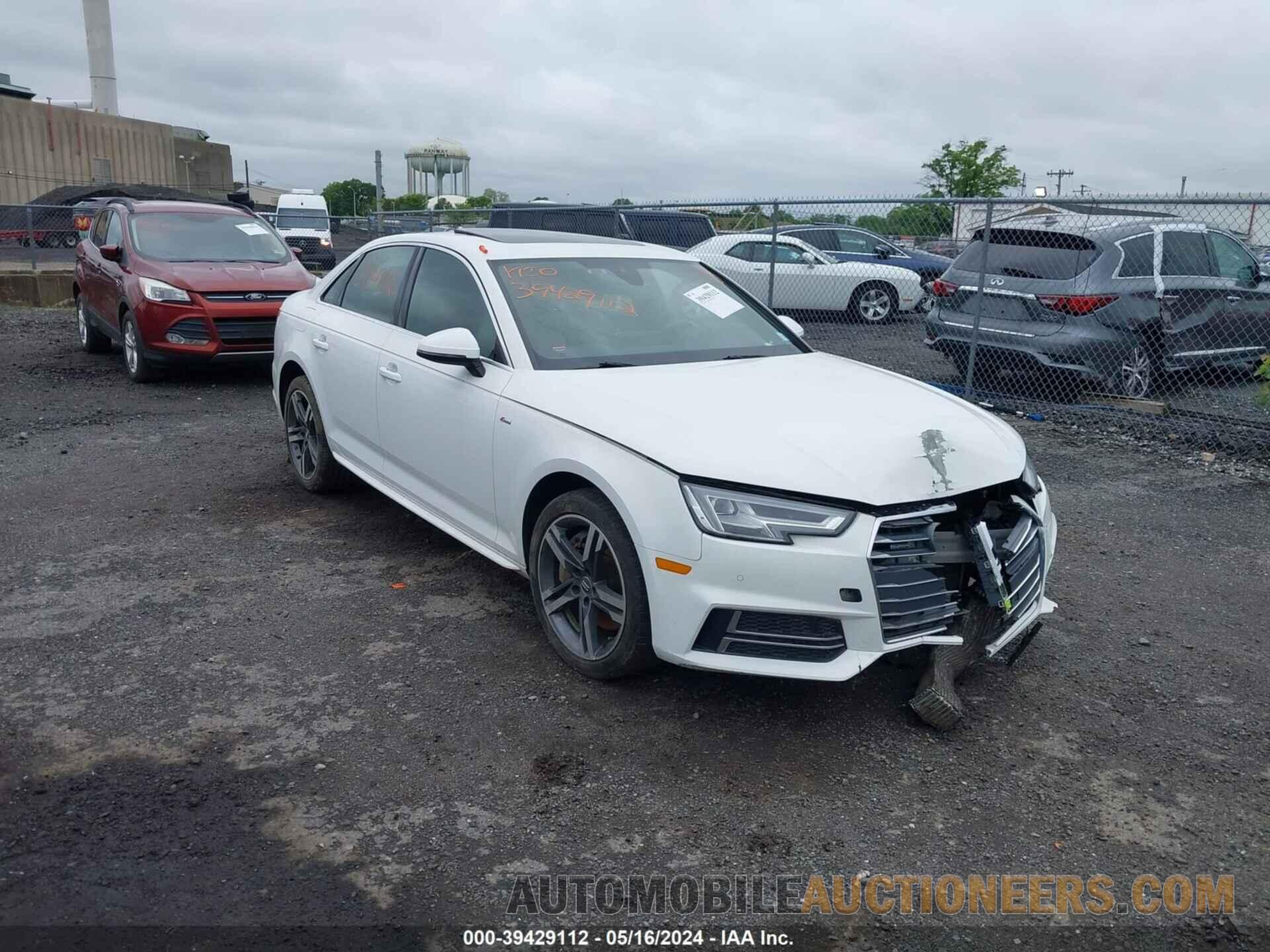 WAUENAF4OHN070620 AUDI A4 2017